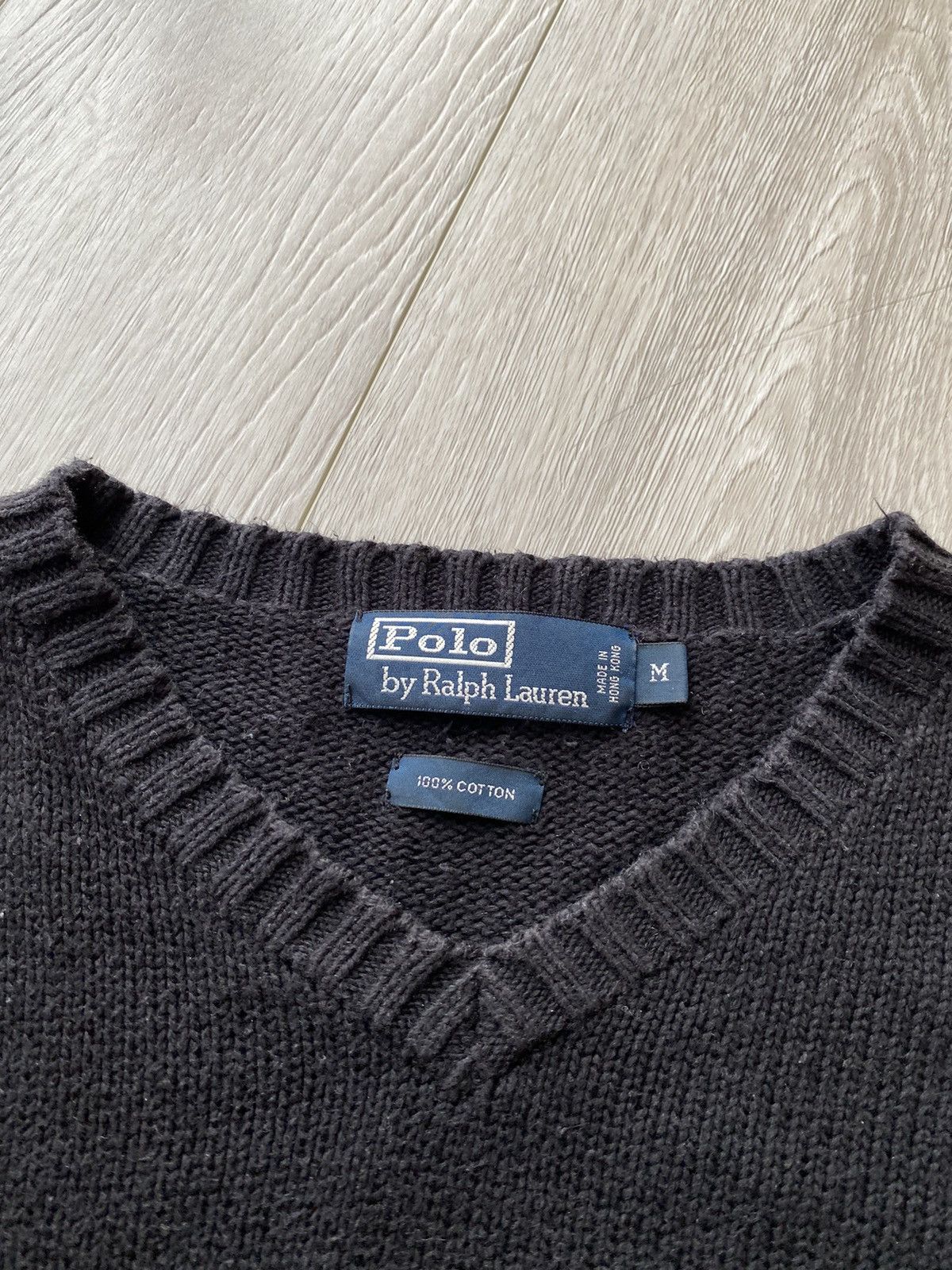 Polo Ralph Lauren Polo Ralph Lauren Mens V-neck Blue Sweater Long Sleeve Size US M / EU 48-50 / 2 - 4 Thumbnail
