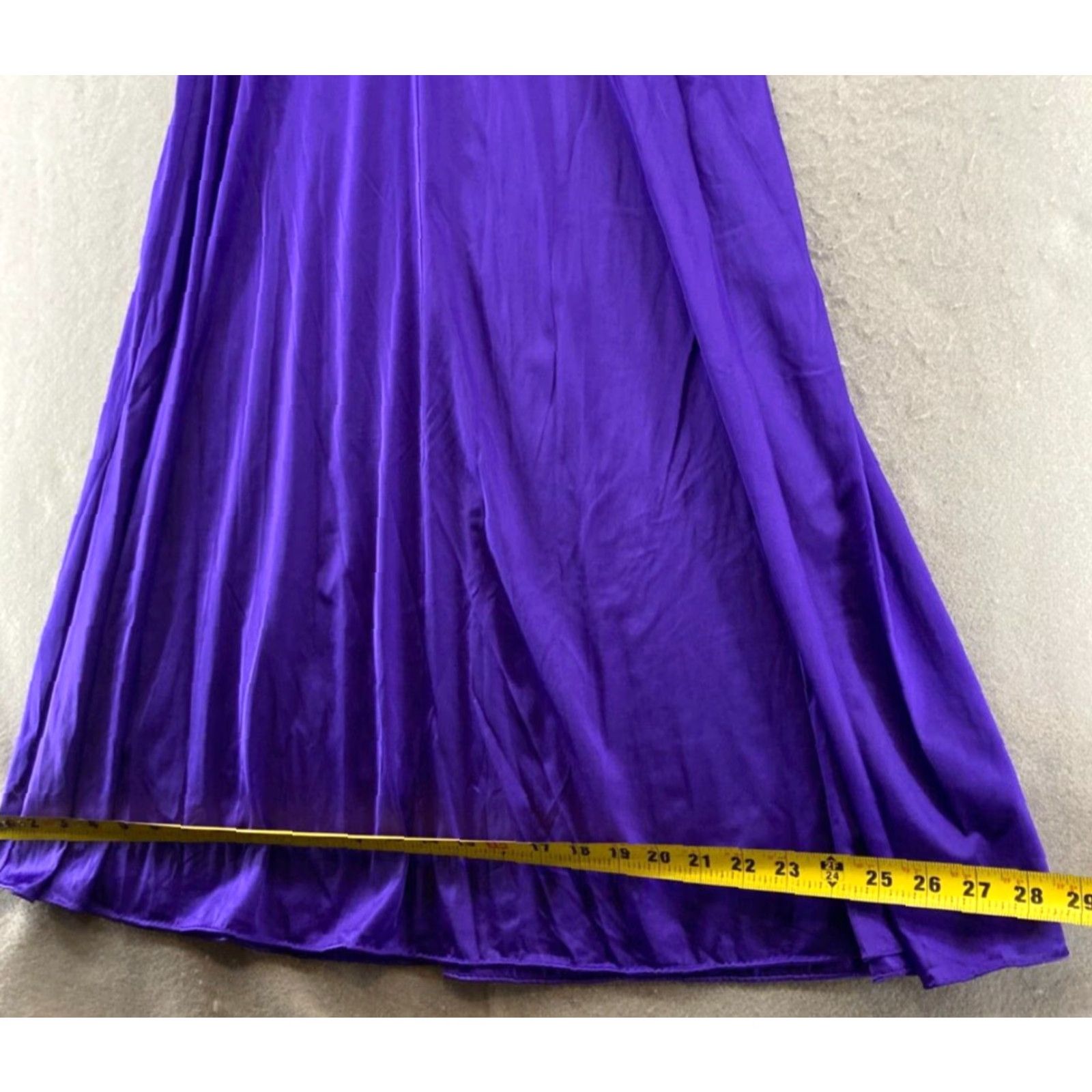 Vintage VINTAGE Vanity Fair Dress Womens 32 Purple Eveningwear Nylon 90s Womens Size XXS / US 00 / IT 34 - 4 Thumbnail