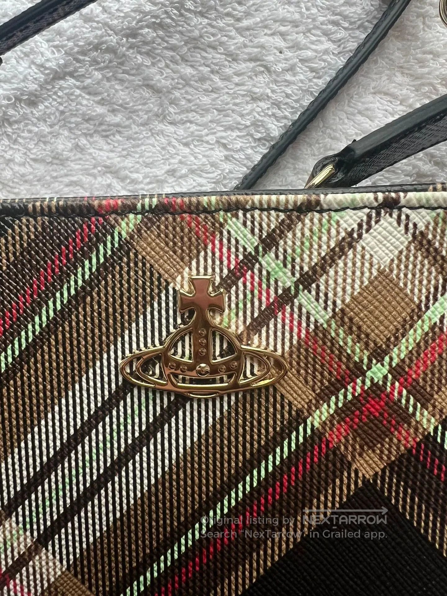 Vivienne Westwood Vivienne Westwood Saturn Plaid Crossbody. Size ONE SIZE - 3 Thumbnail
