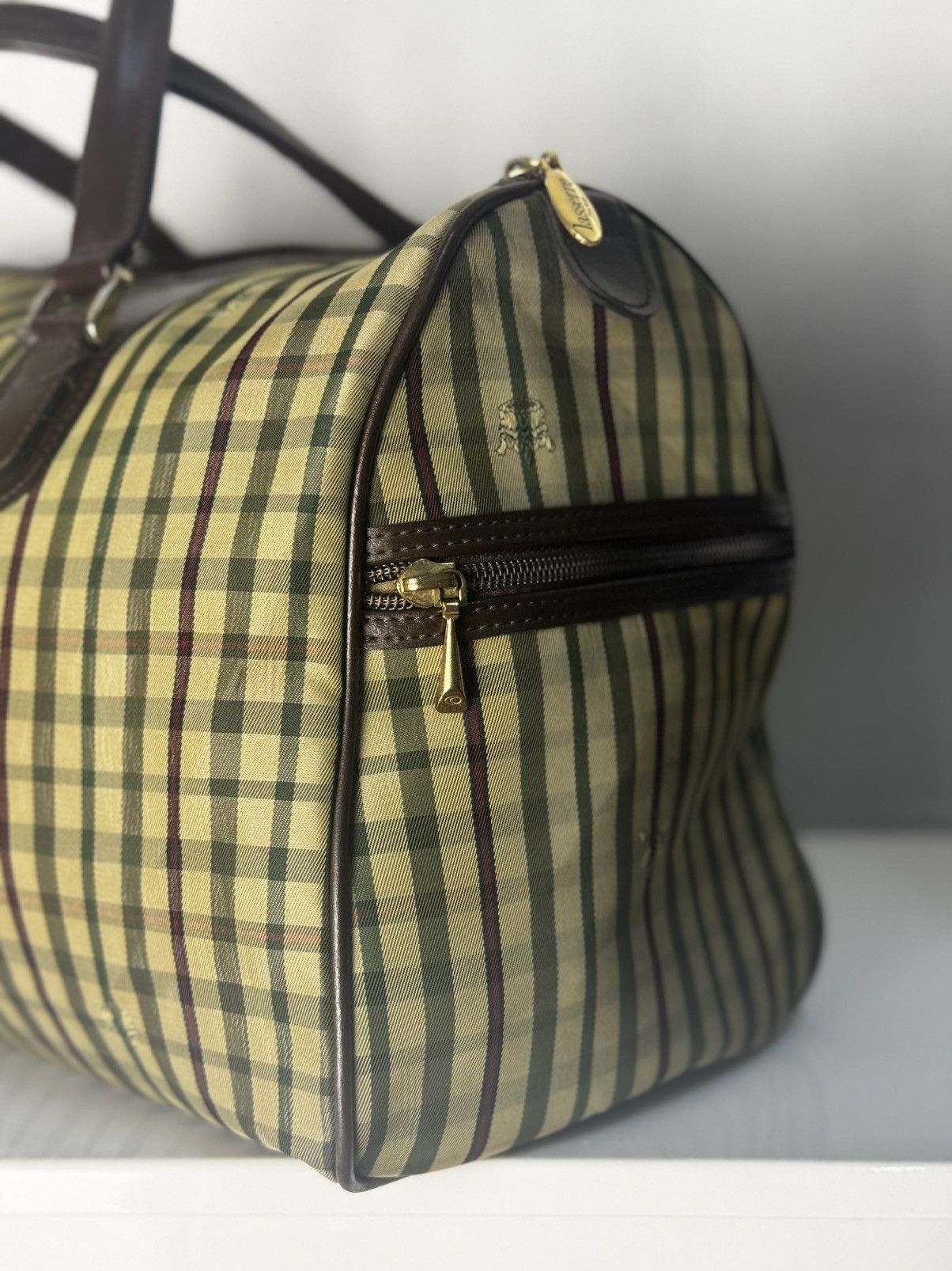 Japanese Brand Lasserre Paris Checkered Tote Bag Size ONE SIZE - 3 Thumbnail