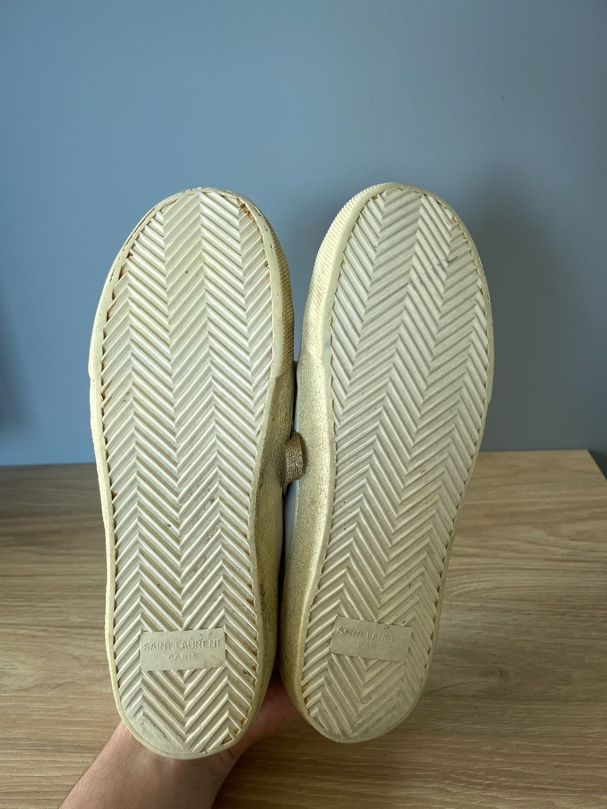 Saint Laurent Paris SL/37 cheetah print/gold Size US 5 / EU 37 - 5 Thumbnail
