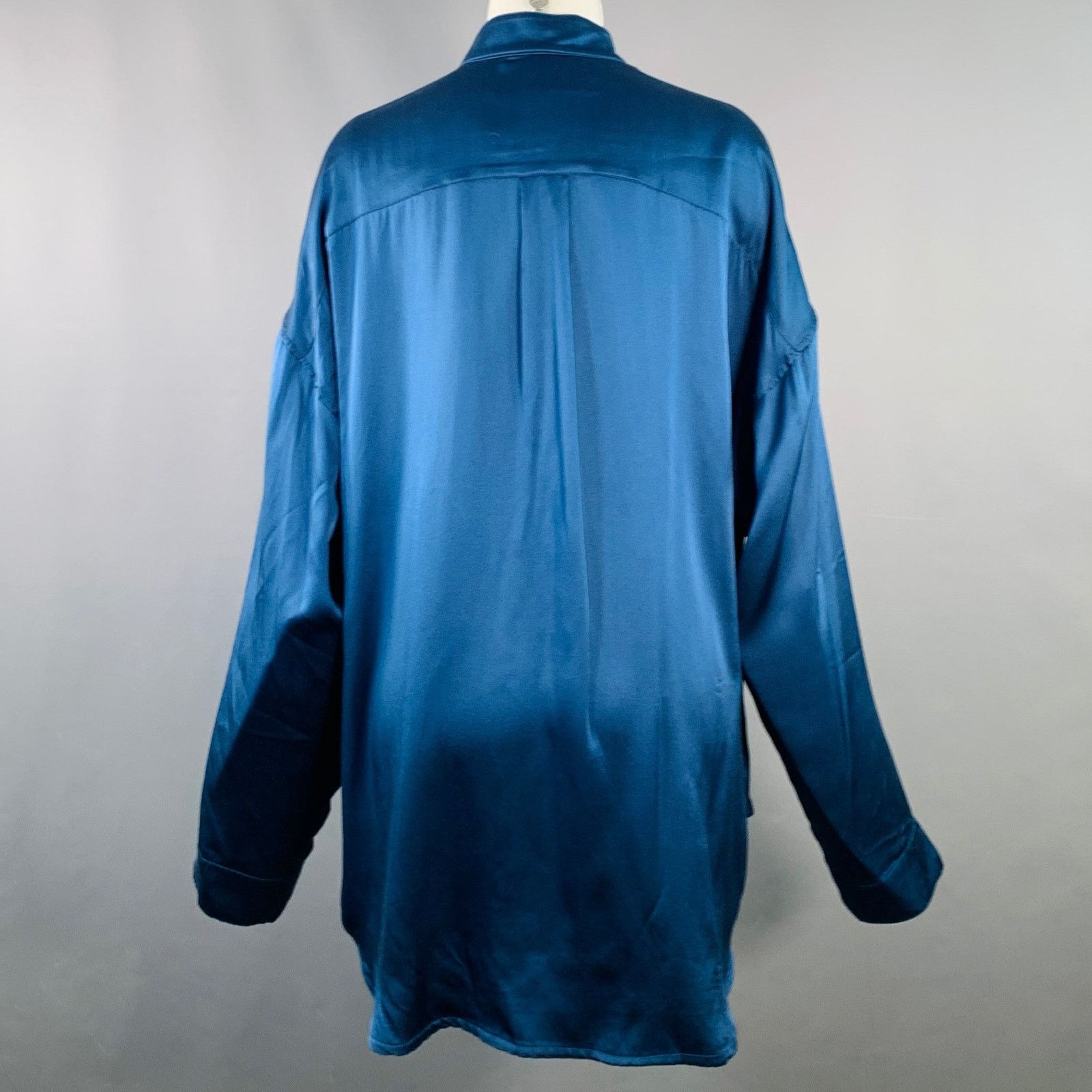 Haider Ackermann HAIDER ACKERMANN Size S Nehru Collar Hidden Buttons Shirt Size XS / US 0-2 / IT 36-38 - 3 Thumbnail