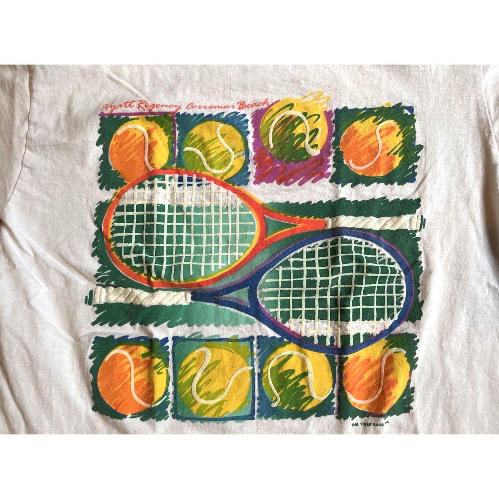 Jerzees VINTAGE Hyatt Regency Cerromar Beach Puerto Rico Tennis Shirt Men’s M White 90s Nike Shirt Mens M White 90s Tennis Shirt Size US M / EU 48-50 / 2 - 3 Thumbnail