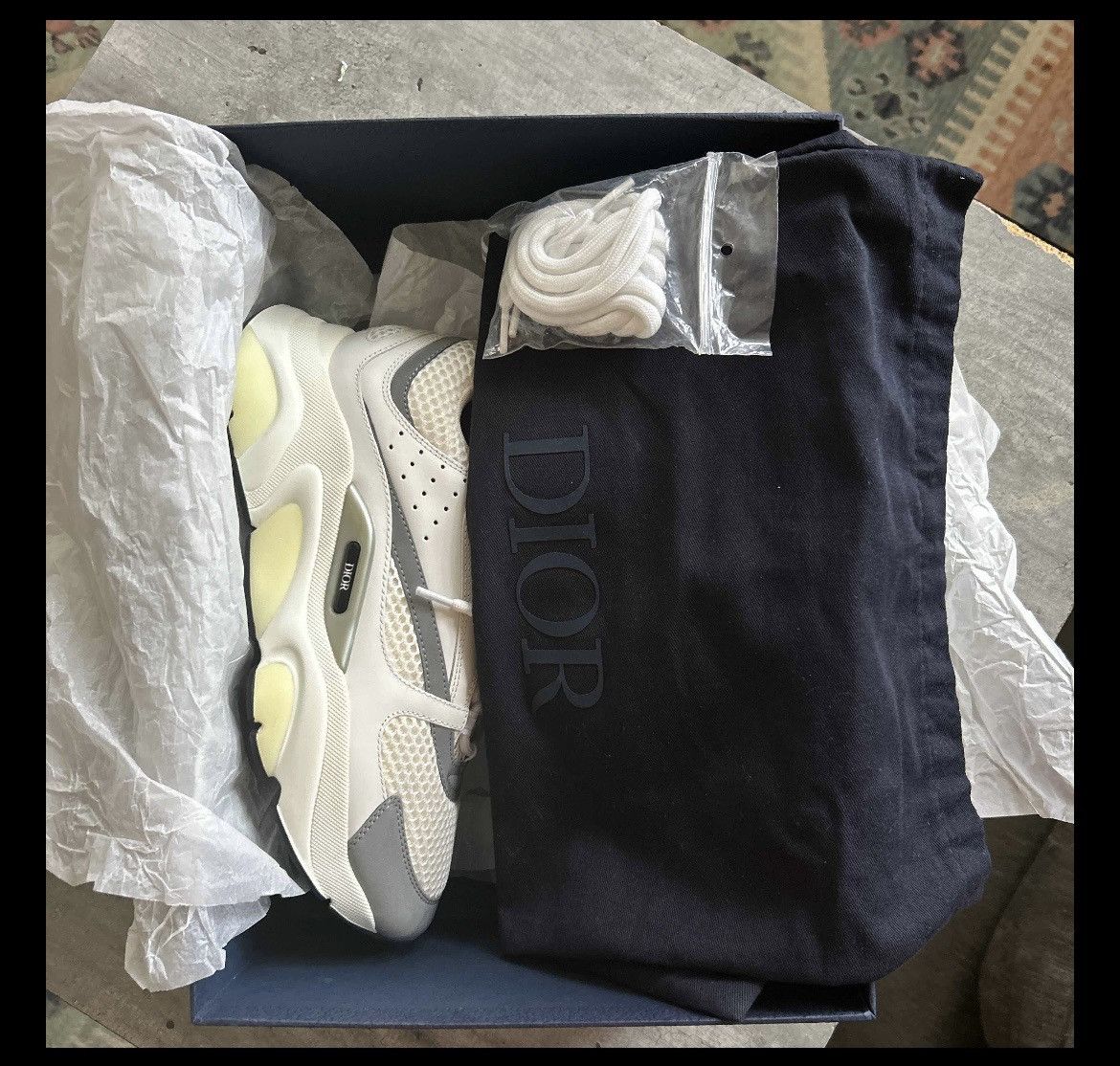 Dior Dior B22 “White Gray” Size US 7 / EU 40 - 8 Thumbnail