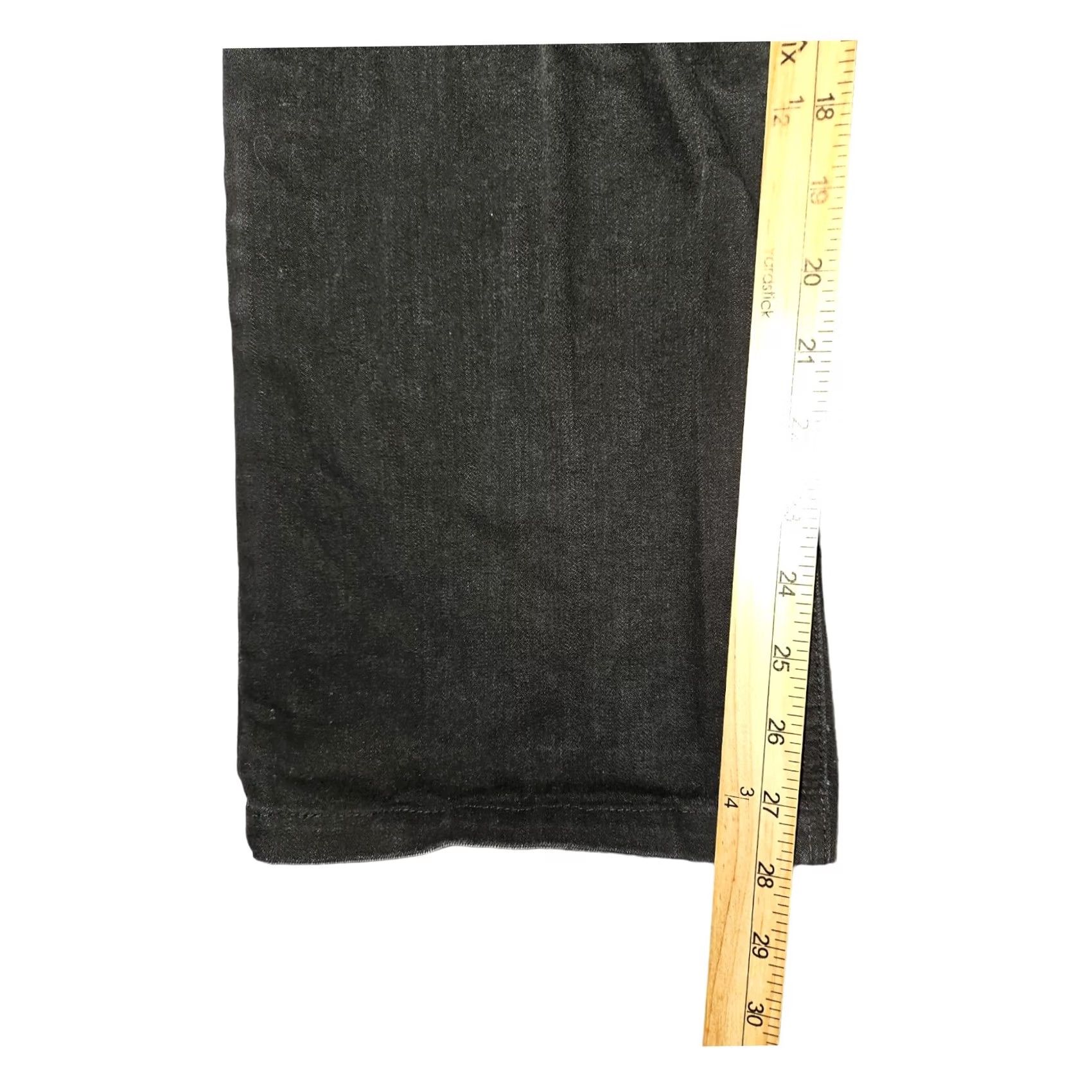Vintage Chico's Platinum Boot Cut Jeans Women's Size 1 Chico's Jeans Black Denim Stretch 5-Pocket Regular Rise Mid Inseam 28 Black Womens Size 25" / US 0 / IT 36 - 5 Thumbnail