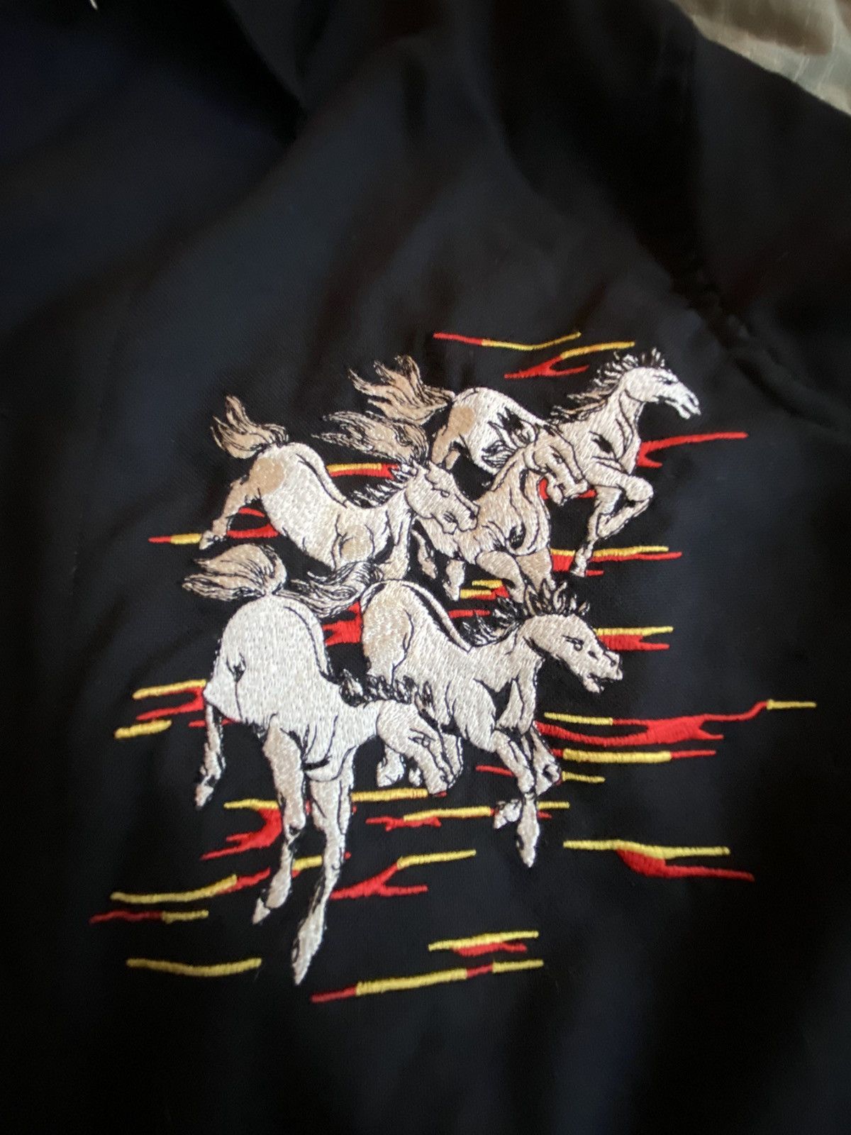 Our Legacy Horses Embroidered Wool box shirt - Our Legacy Size US M / EU 48-50 / 2 - 3 Thumbnail