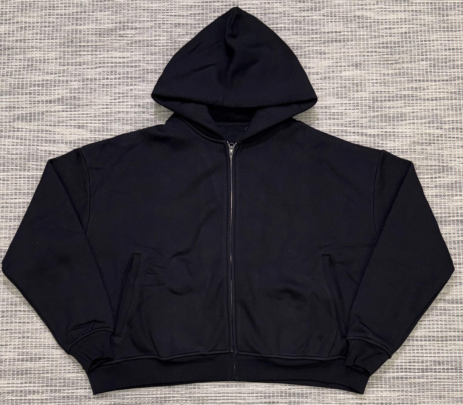 HMDD HMDD Black Blank Men's Zip Up Hoodie Size US S / EU 44-46 / 1 - 1 Thumbnail