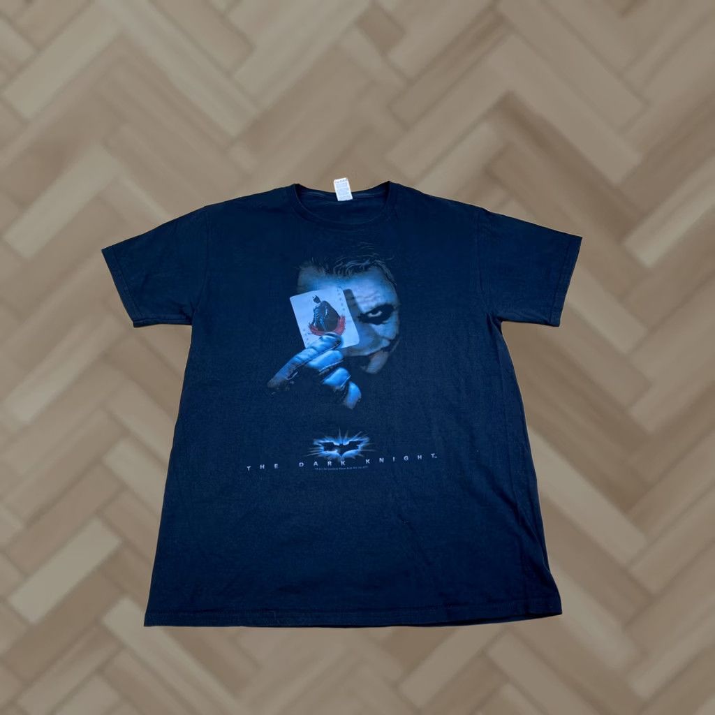 Vintage Batman The Dark Knight Movie Promo Shirt Men M Black Joker Batman Shirt T-Shirt Crew Neck Short Sleeve Size US M / EU 48-50 / 2 - 1 Thumbnail