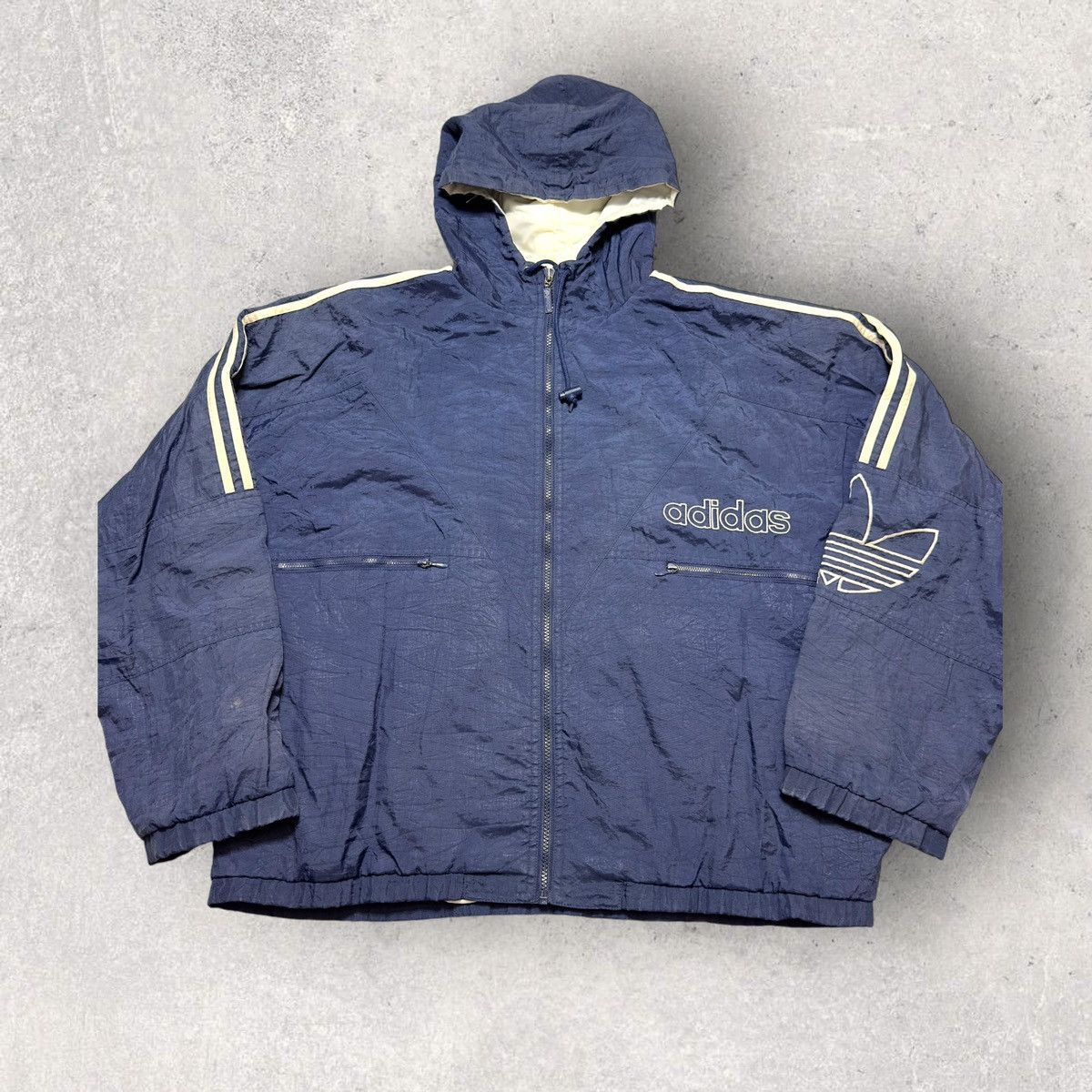 Adidas × Vintage Vintage Adidas jacket Size US XL / EU 56 / 4 - 1 Thumbnail