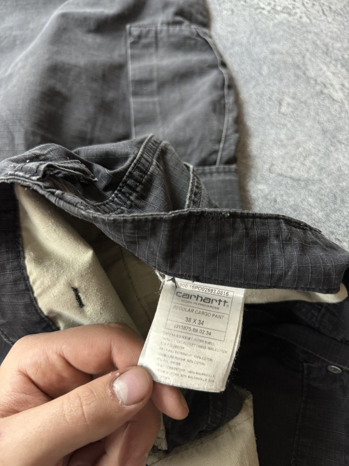 Carhartt Carhartt 38/34 Faded Cargo Pocket Ripstop Aviator Pants Size US 38 / EU 54 - 9 Thumbnail