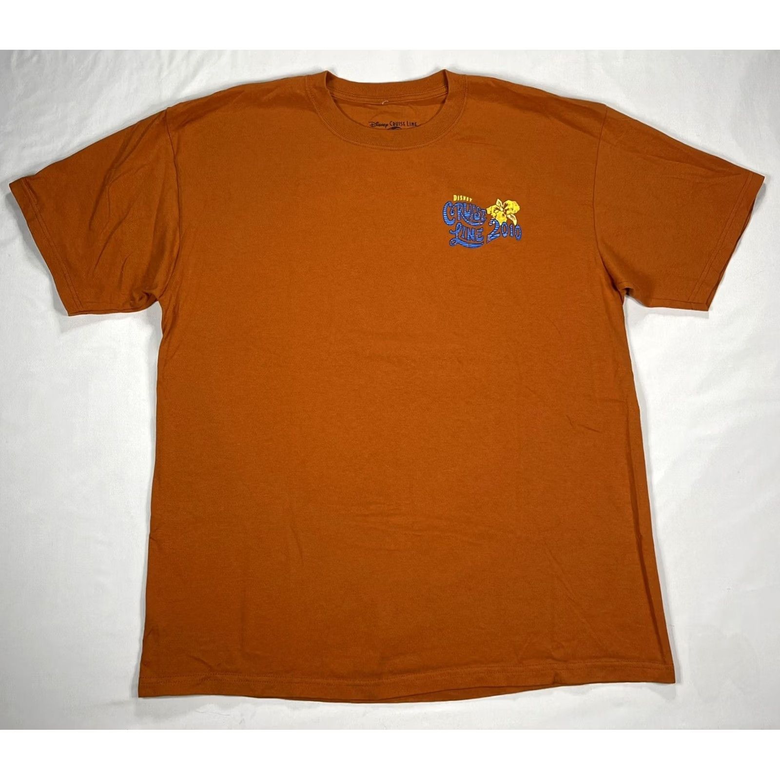 Disney Disney Cruise Line T-Shirt Orange Mickey Graphic XL Unisex Adults Cotton Crew Neck Short Sleeve Disney 2010 Vintage? No Size US XL / EU 56 / 4 - 3 Thumbnail