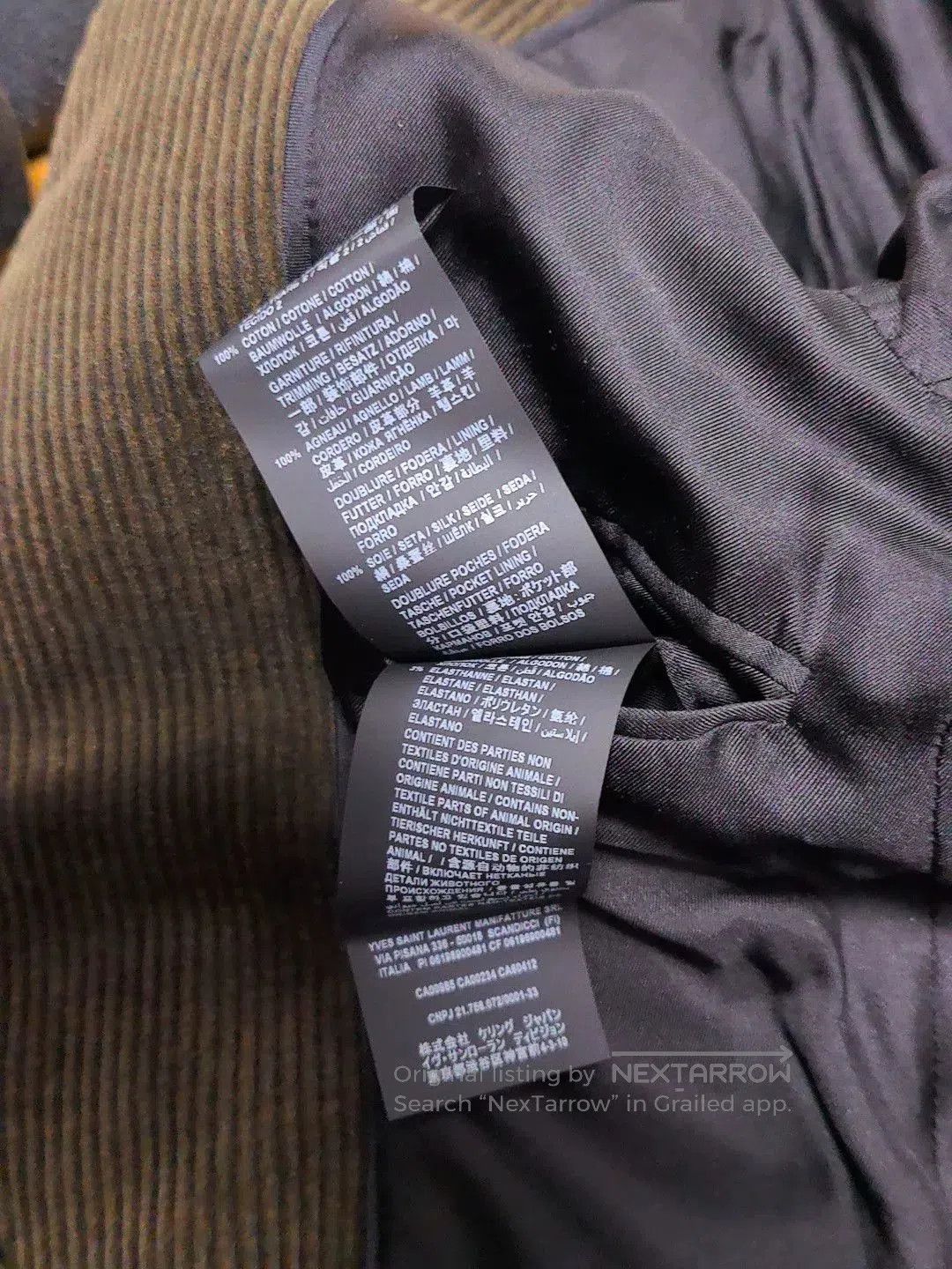 Saint Laurent Paris Saint Laurent Corduroy Blazer. Size XS / US 0-2 / IT 36-38 - 8 Thumbnail
