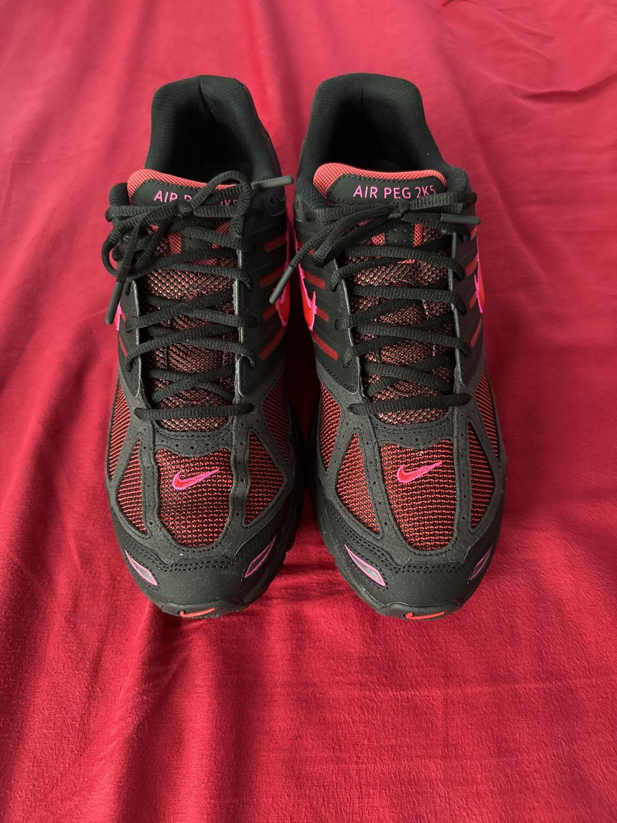 Nike Air Pegasus 2K5 ‘Black Fire Red’ Size US 13 / EU 46 - 3 Thumbnail
