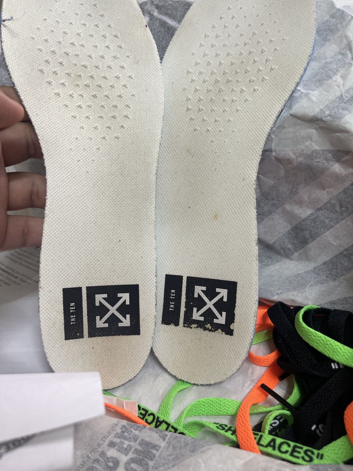 Nike × Off-White The 10 Nike Air Max 90 Off White Size US 10.5 / EU 43-44 - 22 Thumbnail