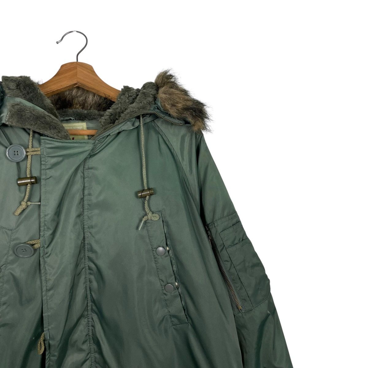 Japanese Brand Japanese Brand Freak Military Hooded Parka Jacket Size US M / EU 48-50 / 2 - 5 Thumbnail