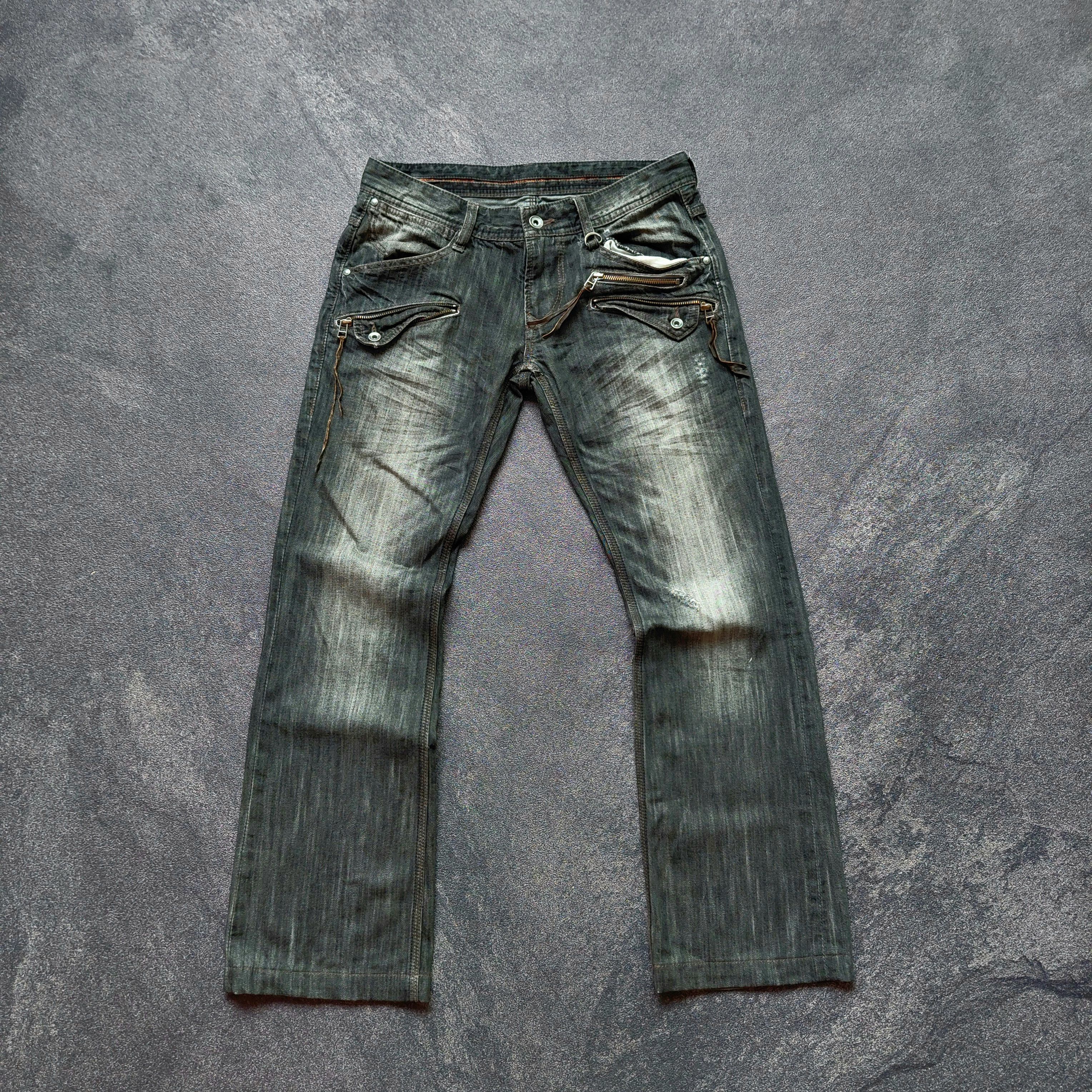 Nicole Club Nicole Club For Men Distresed Denim Pants Size US 30 / EU 46 - 1 Thumbnail