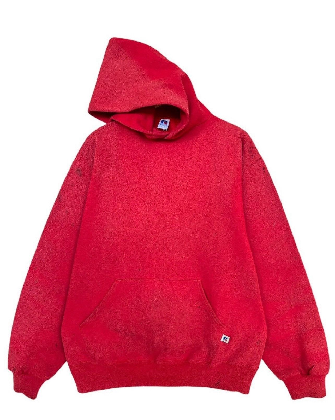 Russell Athletic Vintage 90s Russell Sun Faded Distressed Baggy Boxy Hoodie Size US L / EU 52-54 / 3 - 2 Thumbnail