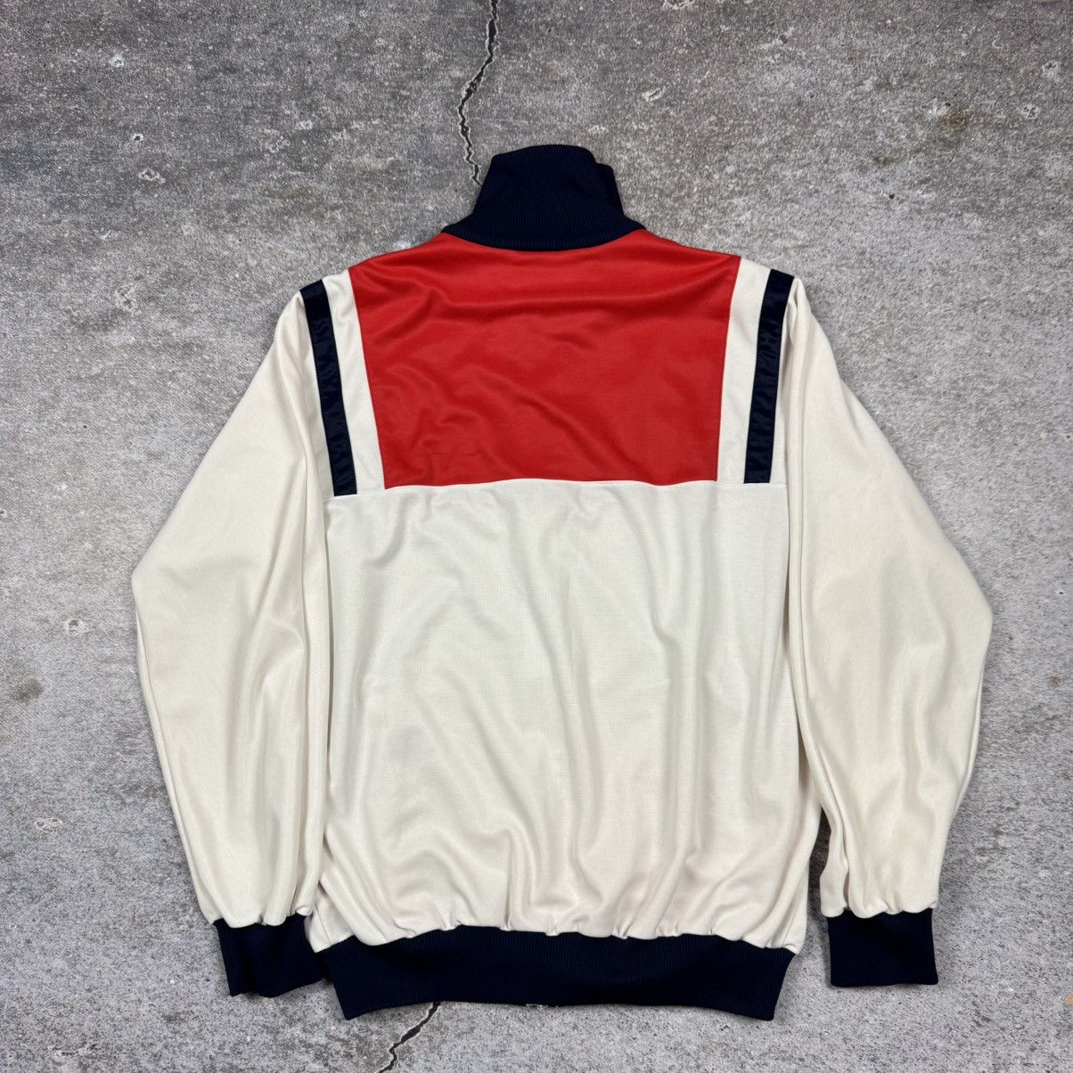 Adidas Rare 80s Vintage Adidas Track Top - Made in Malta (Size 50) Size US M / EU 48-50 / 2 - 3 Thumbnail