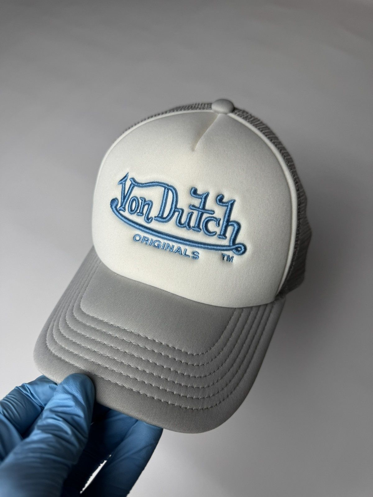 Von Dutch Von Dutch Vintage Trucker Hat – Black/White Mesh Size ONE SIZE - 1 Thumbnail