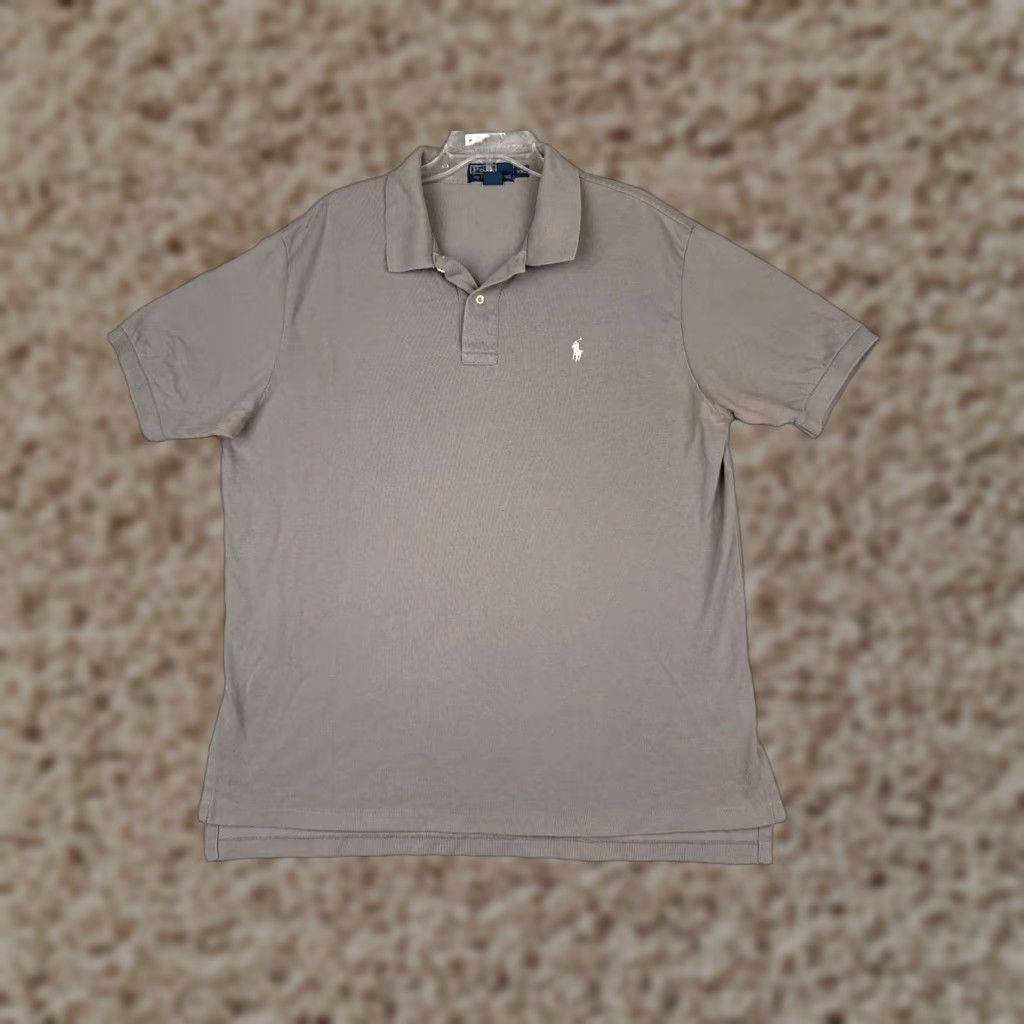 Ralph Lauren VINTAGE Polo Ralph Lauren Polo Shirt Men 2XL Gray Short Sleeve Cotton Polo Shirt Mens 2XL Gray Polo Ralph Lauren Shirt Vintage Size US XXL / EU 58 / 5 - 1 Thumbnail