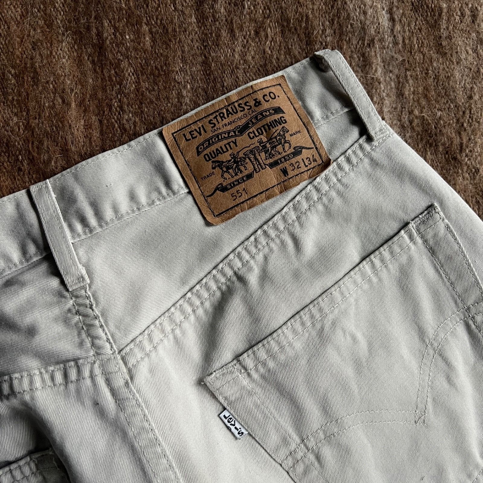 Levi's Levi's 551 White Tab Vintage Pants 9826AC Size US 31 - 3 Thumbnail
