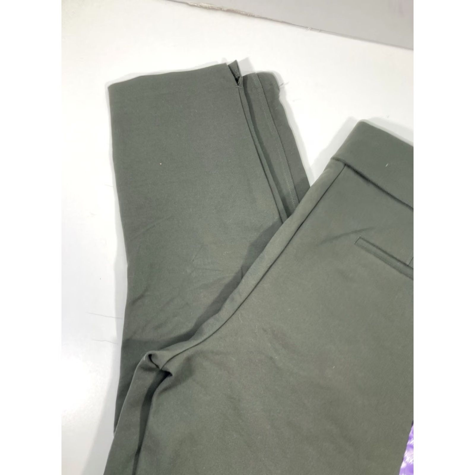 Express Express Ponte Pants Women 2XL Forest Green 42x27 Stretch NWT Khakis Leggings Size 40" / US 18 - 3 Thumbnail