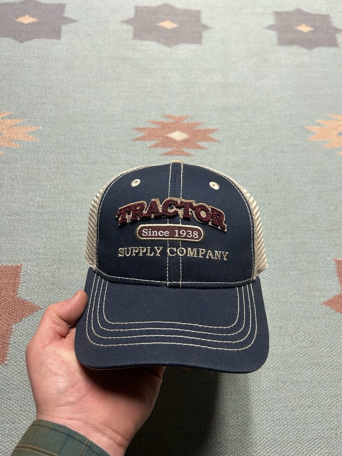 Vintage Tractor supply co strapback hat baseball NWT DEADSTOCK farm Size ONE SIZE - 2 Thumbnail