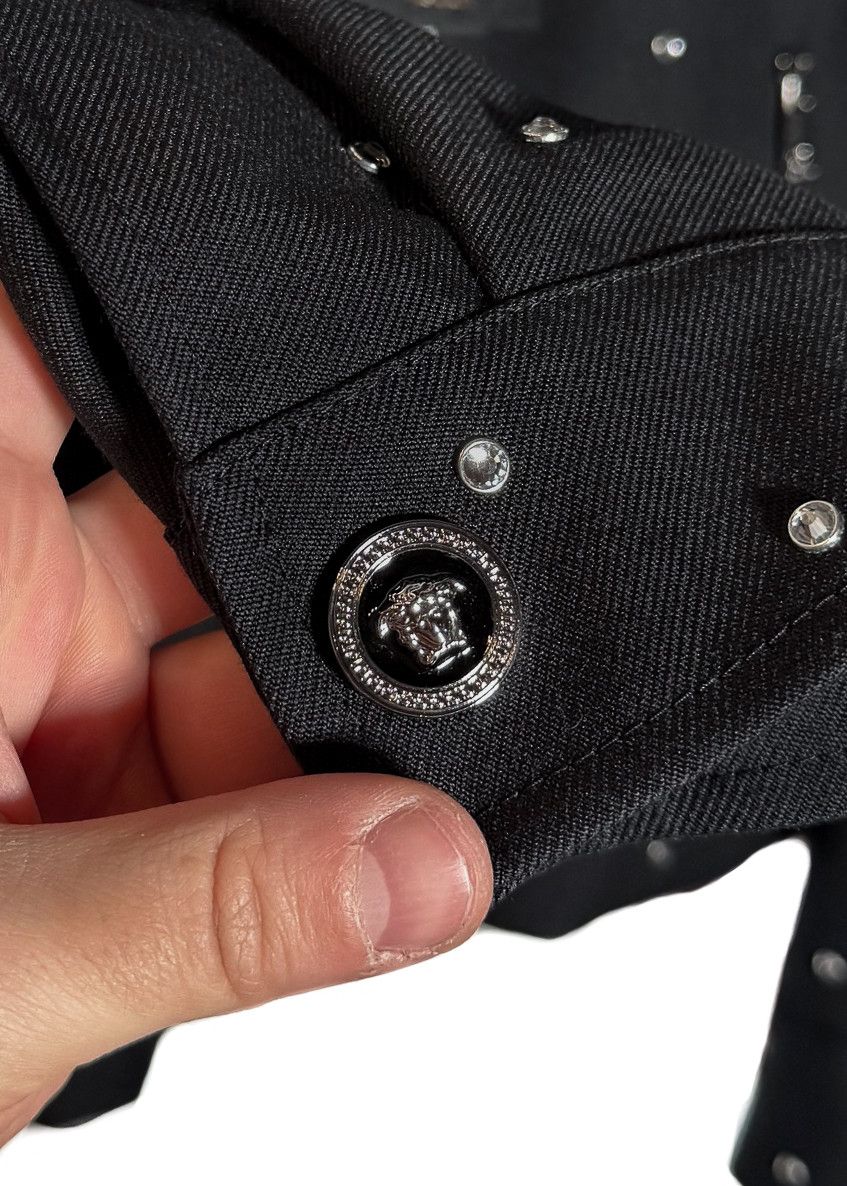 Versace Versace Crystal Ciello Stellato Black Cavallery Jacket Size US S / EU 44-46 / 1 - 5 Thumbnail