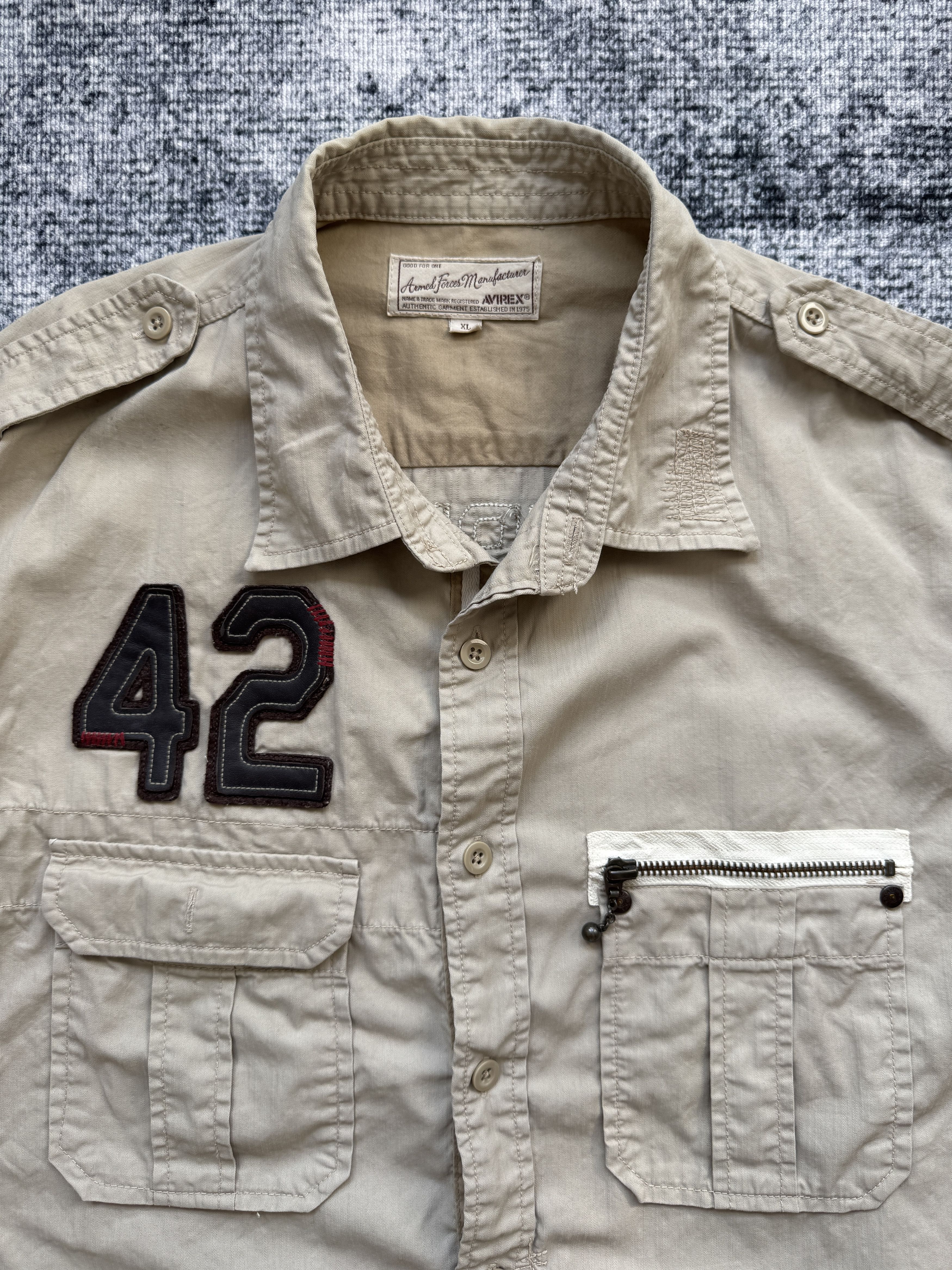 Avirex Avirex “US Construction Workers” Military Shirt Size US XL / EU 56 / 4 - 3 Thumbnail