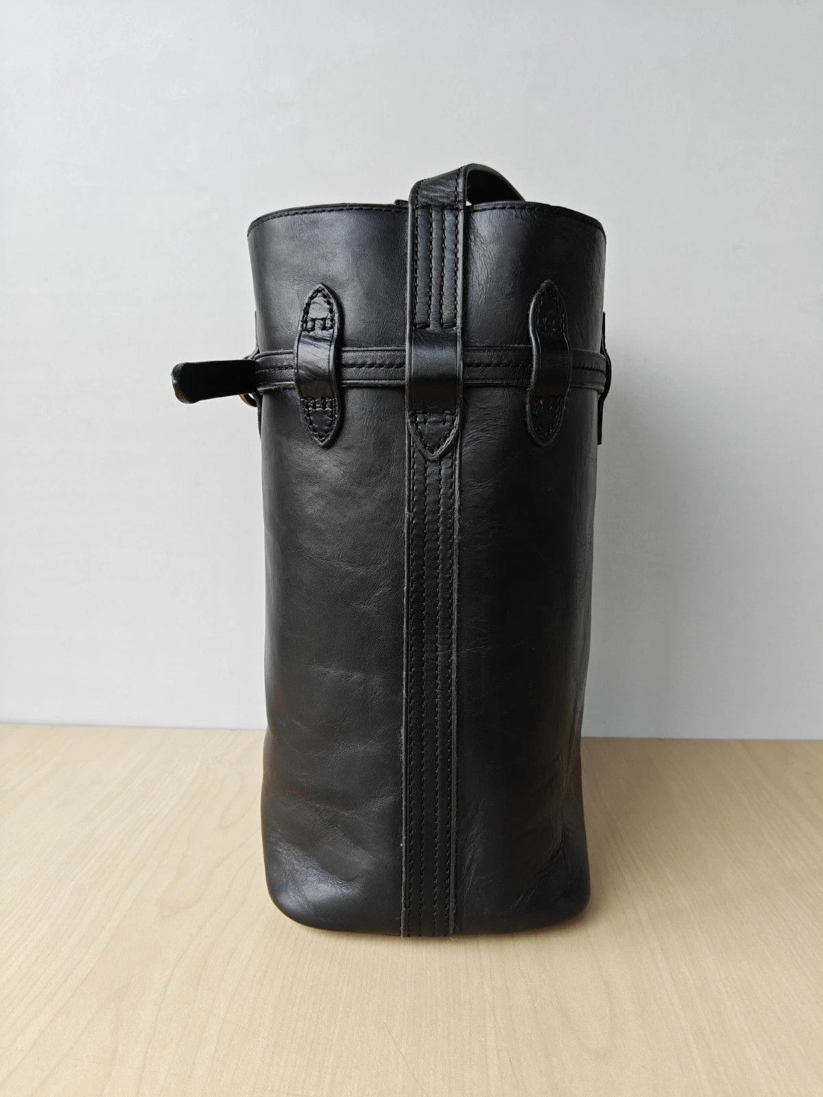 Polo Ralph Lauren Polo Ralph Lauren Bellport Leather Large Bucket Bag FTP 0004 Size ONE SIZE - 2 Thumbnail
