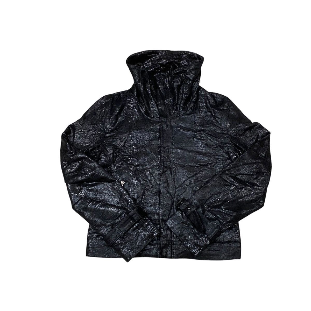 Black Peace Now For Men (B.P.N) Snakeskin Leather Jacket