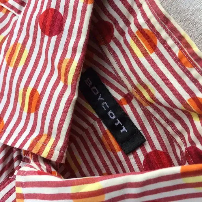Boycott Boycott Pullcadot Striped Design Shirt Button Up Size US S / EU 44-46 / 1 - 3 Thumbnail