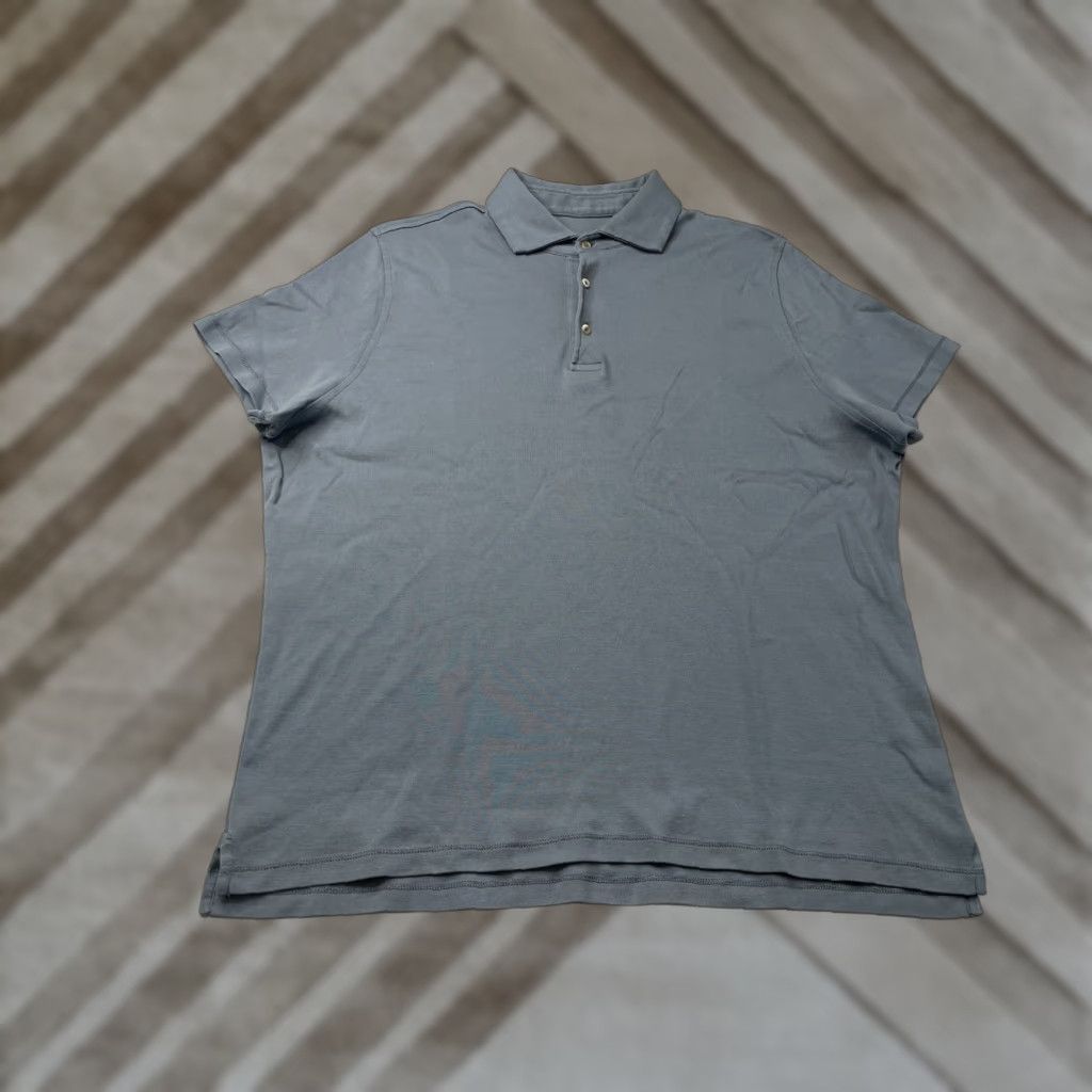 Vintage Stenstroms Polo Shirt Men’s Size 2XL Slim Fit Blue Slimming Regular Fit Size US XXL / EU 58 / 5 - 1 Thumbnail