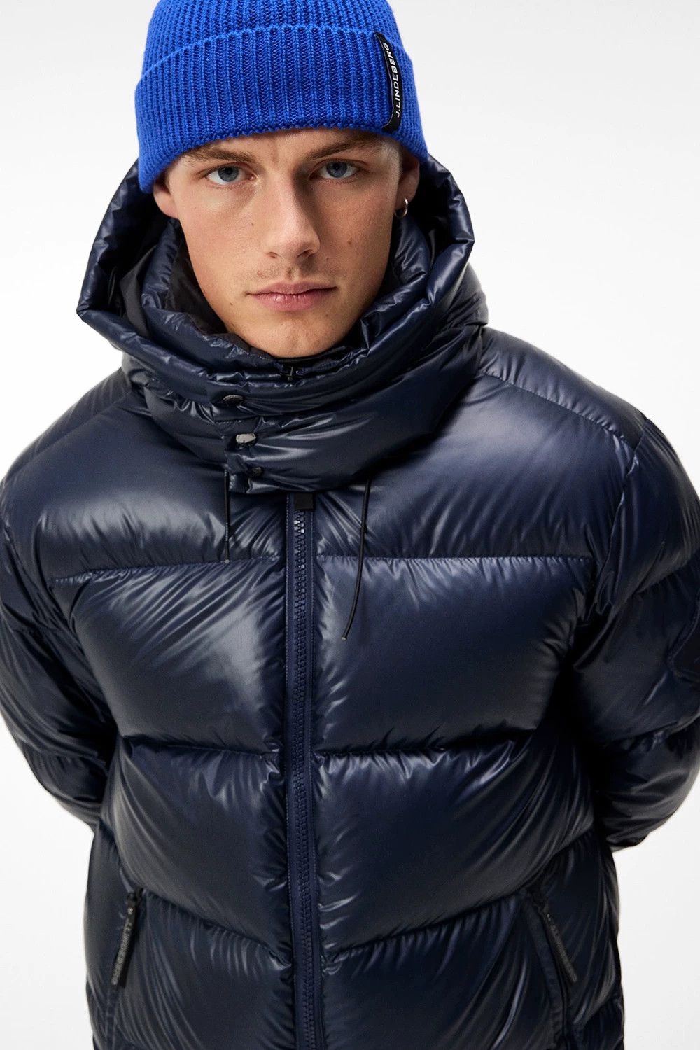 J.Lindeberg j.lindeberg creek down jacket navy blue Size US L / EU 52-54 / 3 - 1 Thumbnail