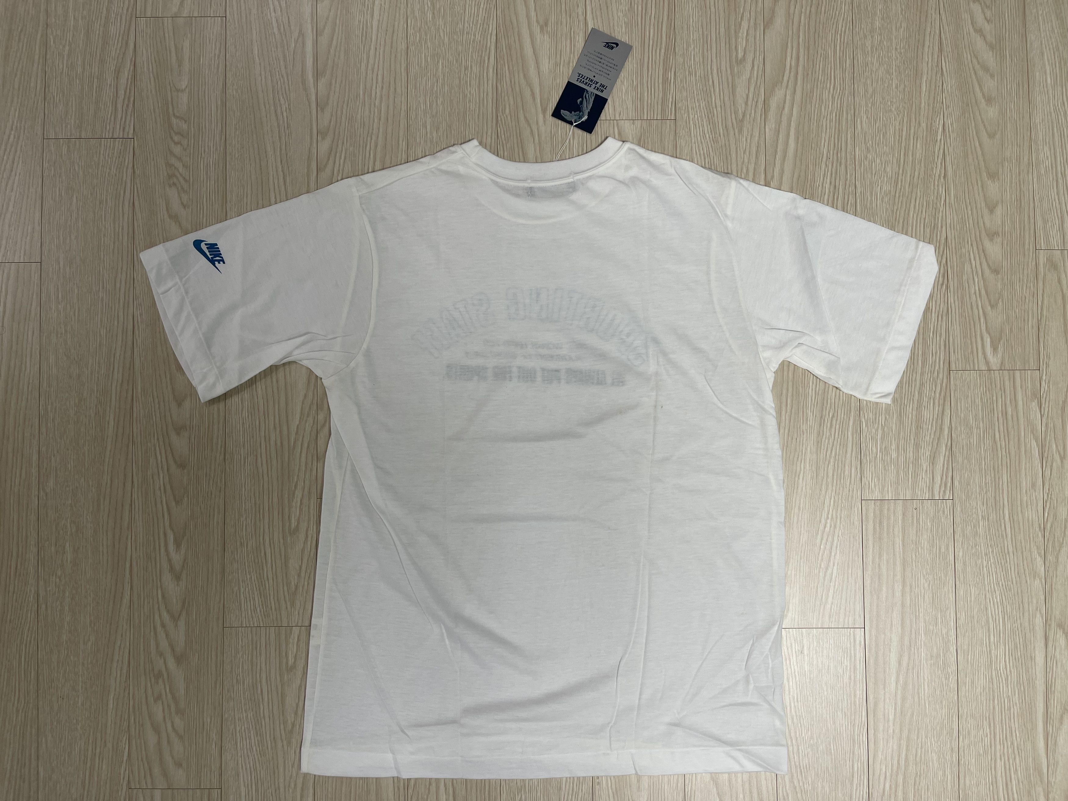 Nike Nike Blue Tag Japan Edition 80’s Vintage T shirt Size US L / EU 52-54 / 3 - 4 Thumbnail