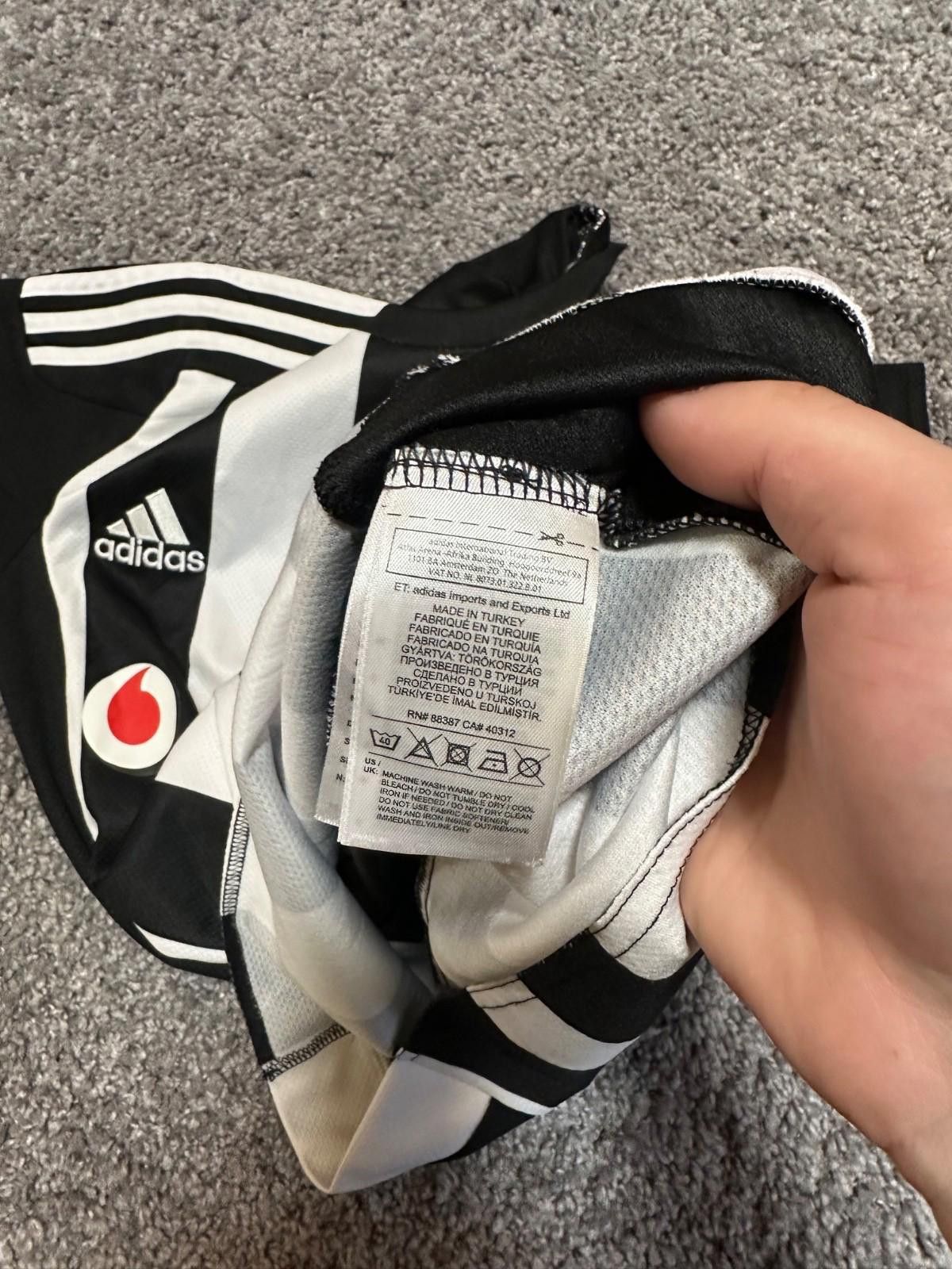 Adidas Besiktas Away football shirt 2015 - 2016 Jersey Adidas XS Size US S / EU 44-46 / 1 - 5 Thumbnail