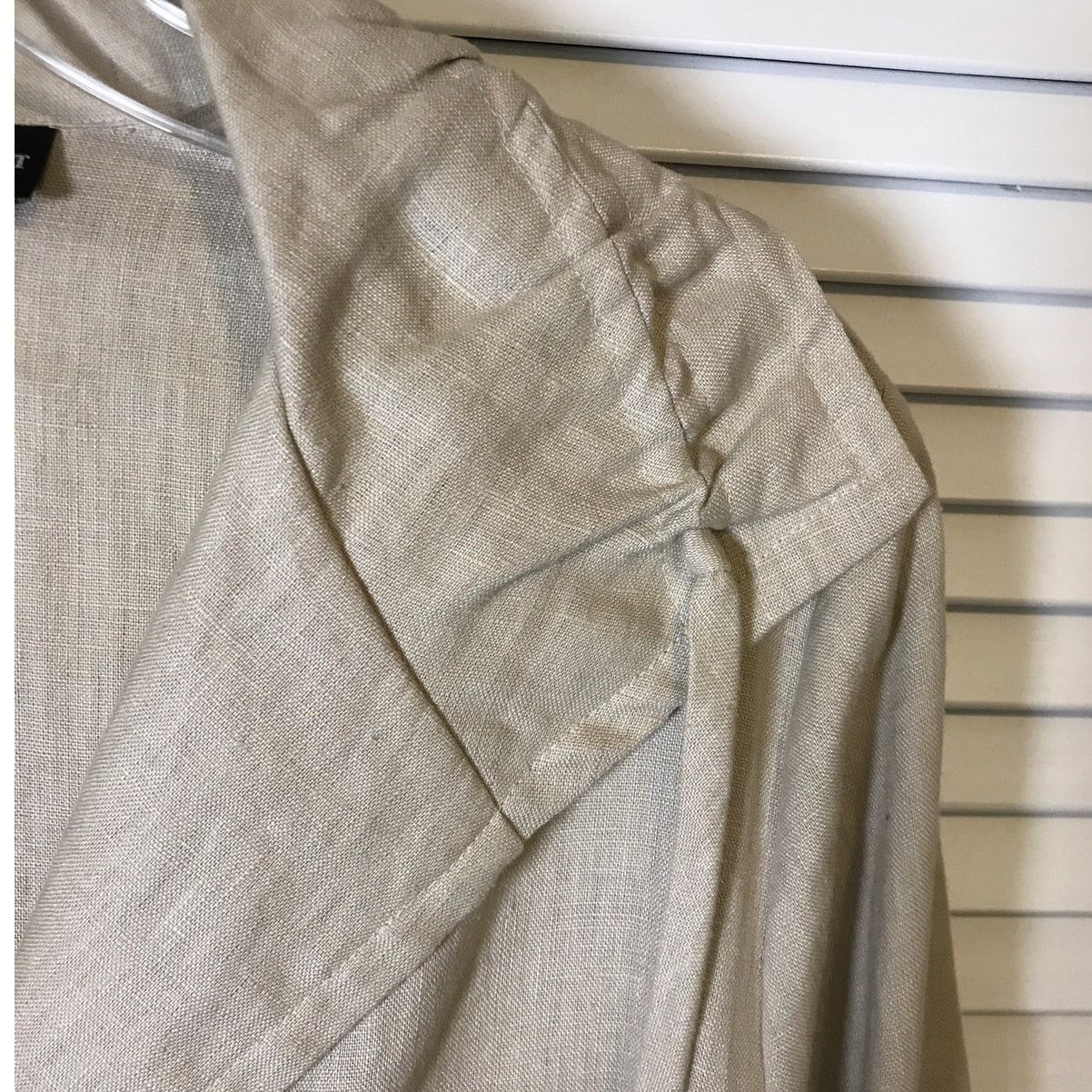 Other Connie’s Moon Light Tan V-Neck Long-Sleeve Linen Jacket M Size M / US 6-8 / IT 42-44 - 7 Thumbnail