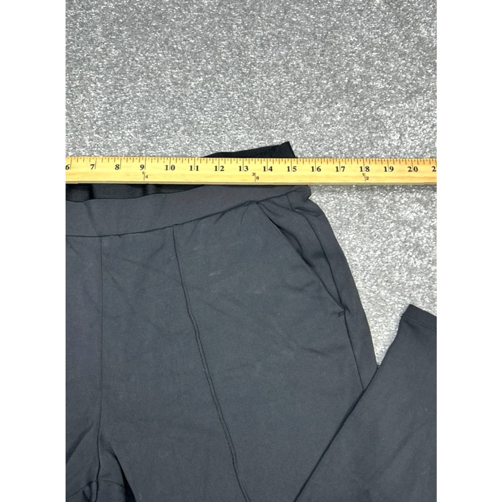 Athleta Athleta Venice Pintuck Pants Womens Medium Black Nylon High Rise Sweat Wicking Size 32" / US 10 / IT 46 - 7 Thumbnail