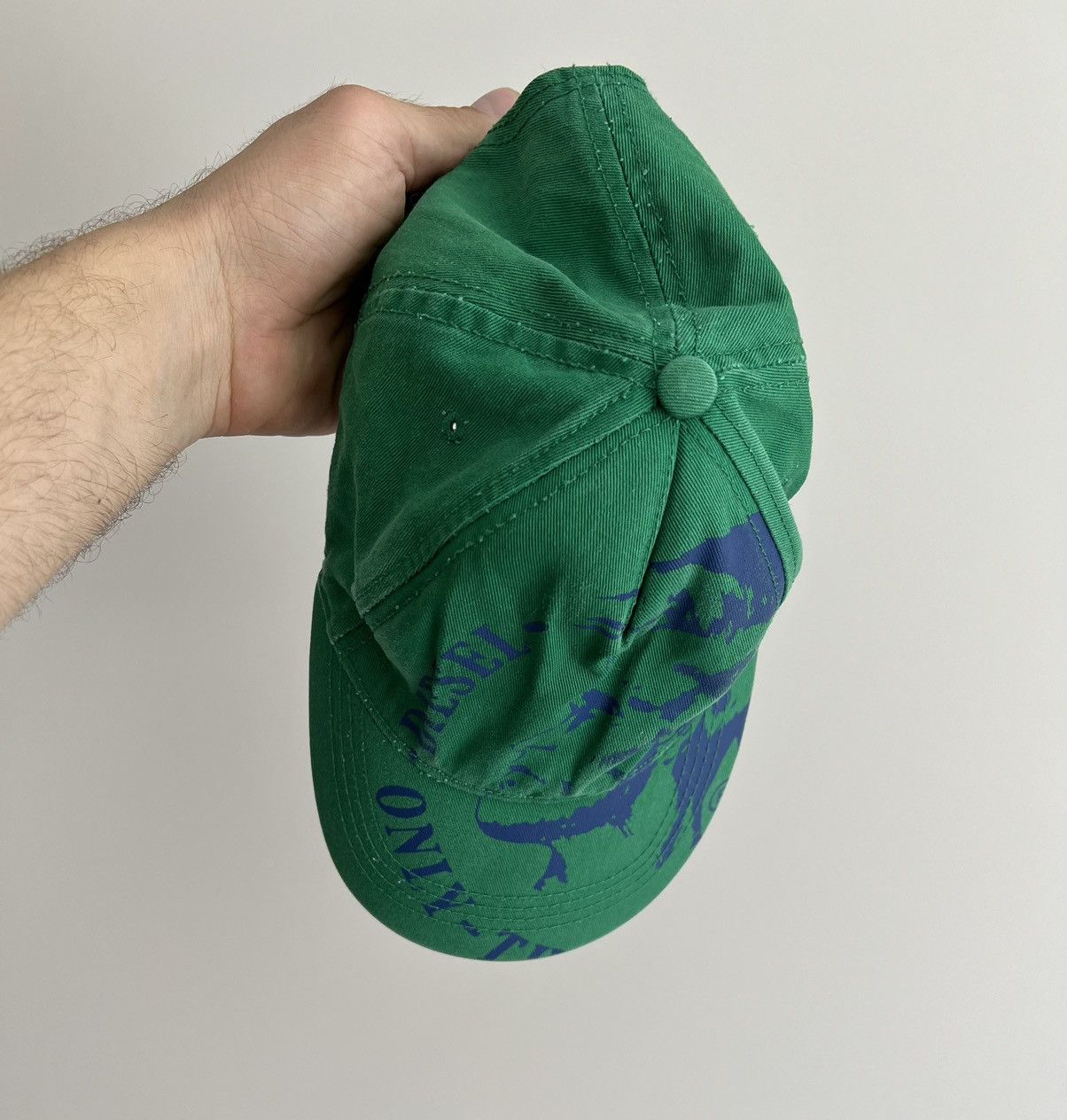 Diesel Diesel Big Logo Green Baseball Cap Size ONE SIZE - 4 Thumbnail