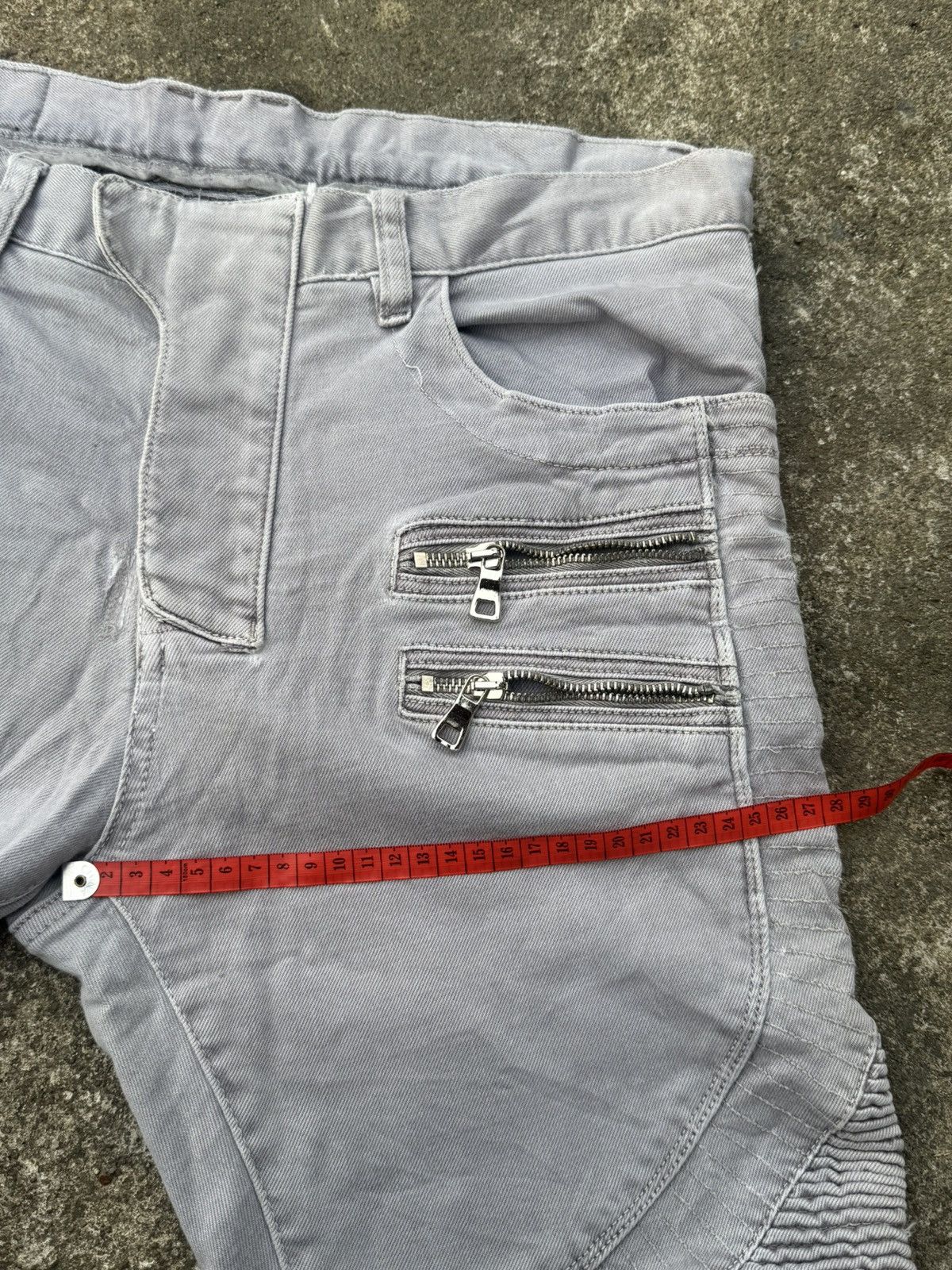 Balmain Balmain Bikers Decarnin Era Jeans Size US 30 / EU 46 - 13 Thumbnail