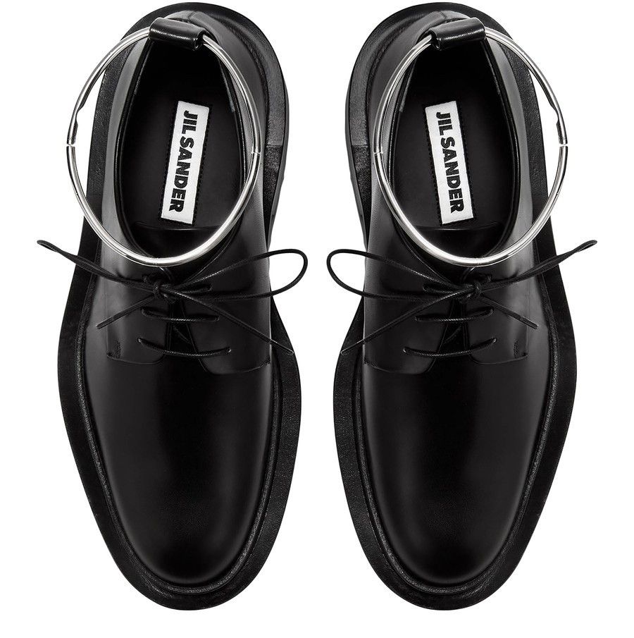 Jil Sander o1w1db10825 Lace-Up Shoes in Black Size US 9 / IT 39 - 4 Thumbnail