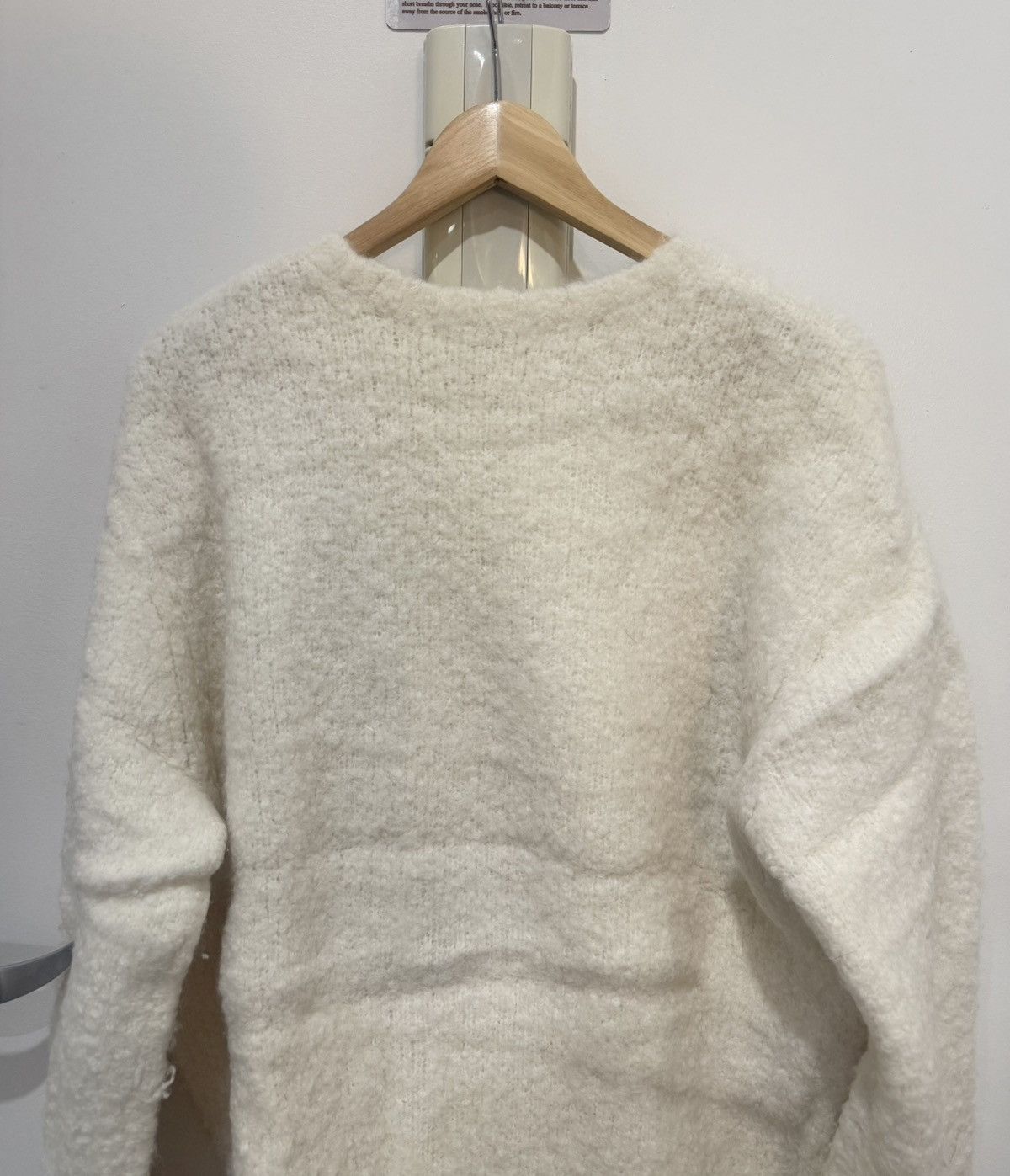 Aime Leon Dore Aime Leon Dore Alpaca Wool Sweater [Cream] Size US S / EU 44-46 / 1 - 7 Thumbnail