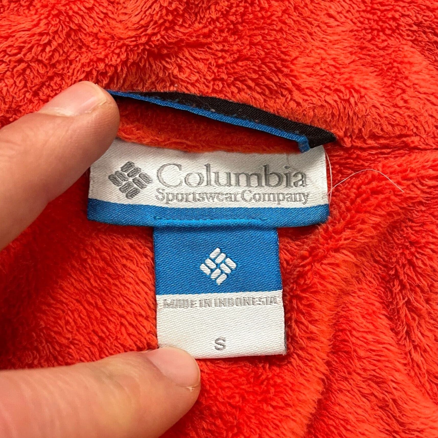 Vintage Columbia Fleece Jacket Women S Orange Blue Auburn University Full Zip Pocket Jacket Size S / US 4 / IT 40 - 5 Thumbnail