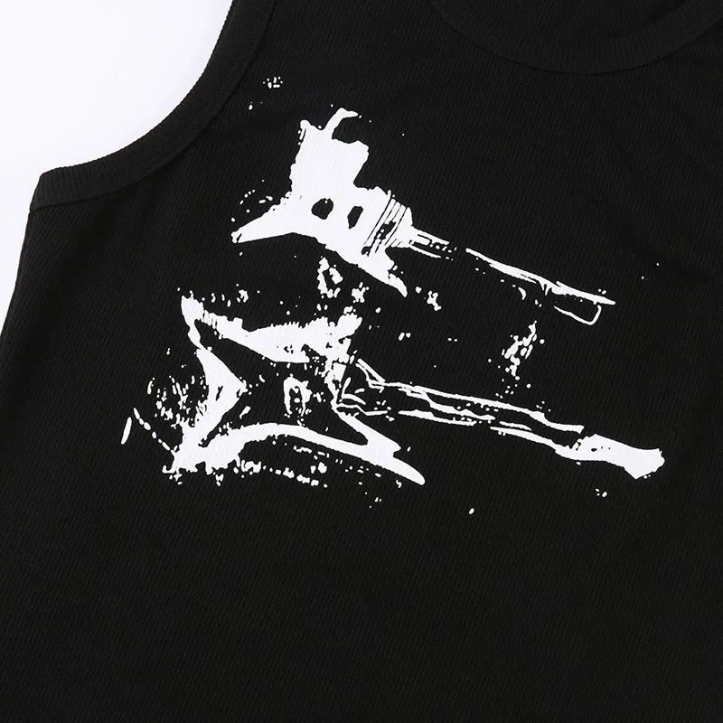 Japanese Brand Sleeveless Tank Top Size M / US 6-8 / IT 42-44 - 3 Thumbnail