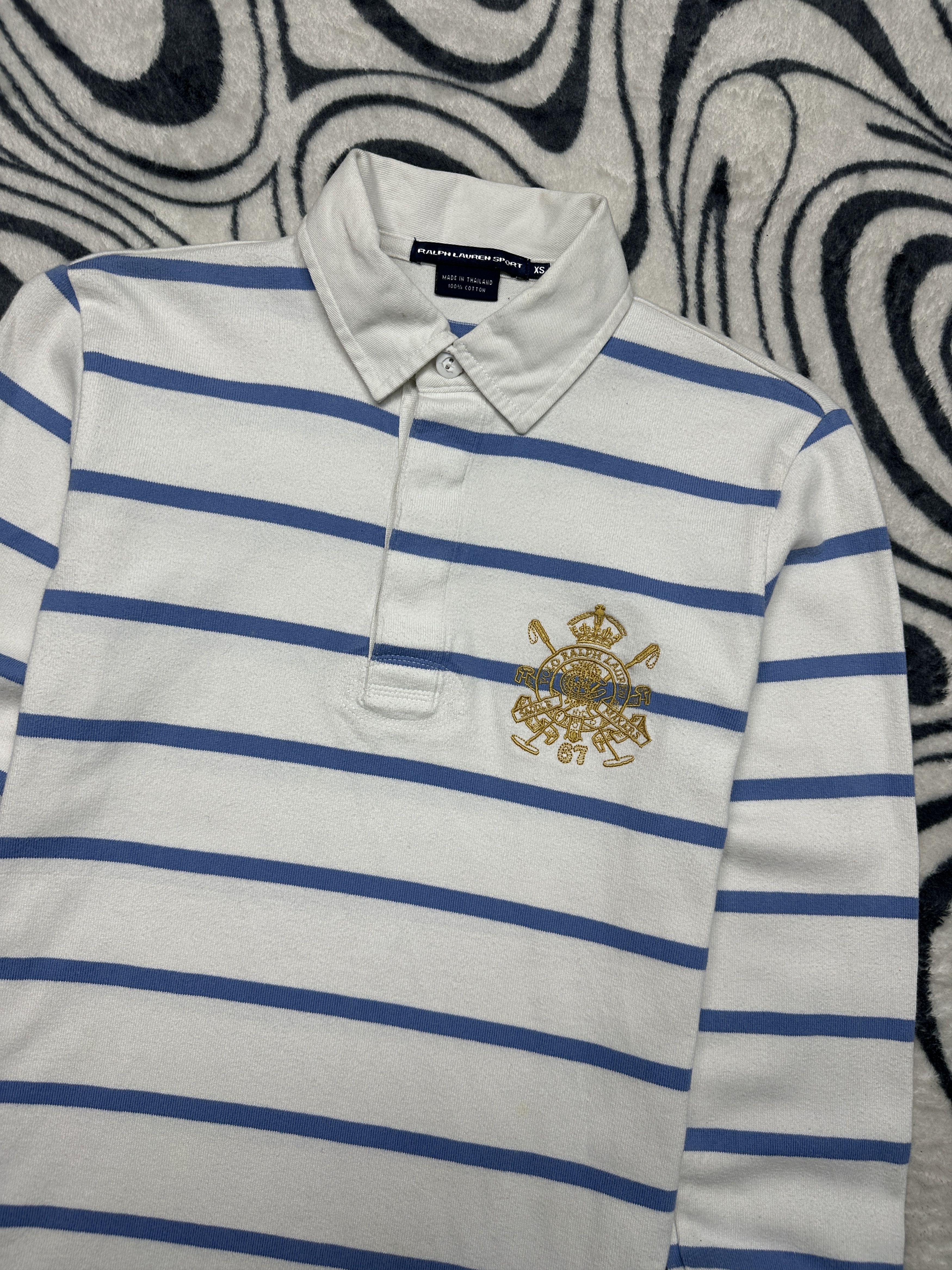 Polo Ralph Lauren Polo Ralph Lauren Womens Long Sleeve Rugby Polo Shirt Size XS / US 0-2 / IT 36-38 - 2 Thumbnail