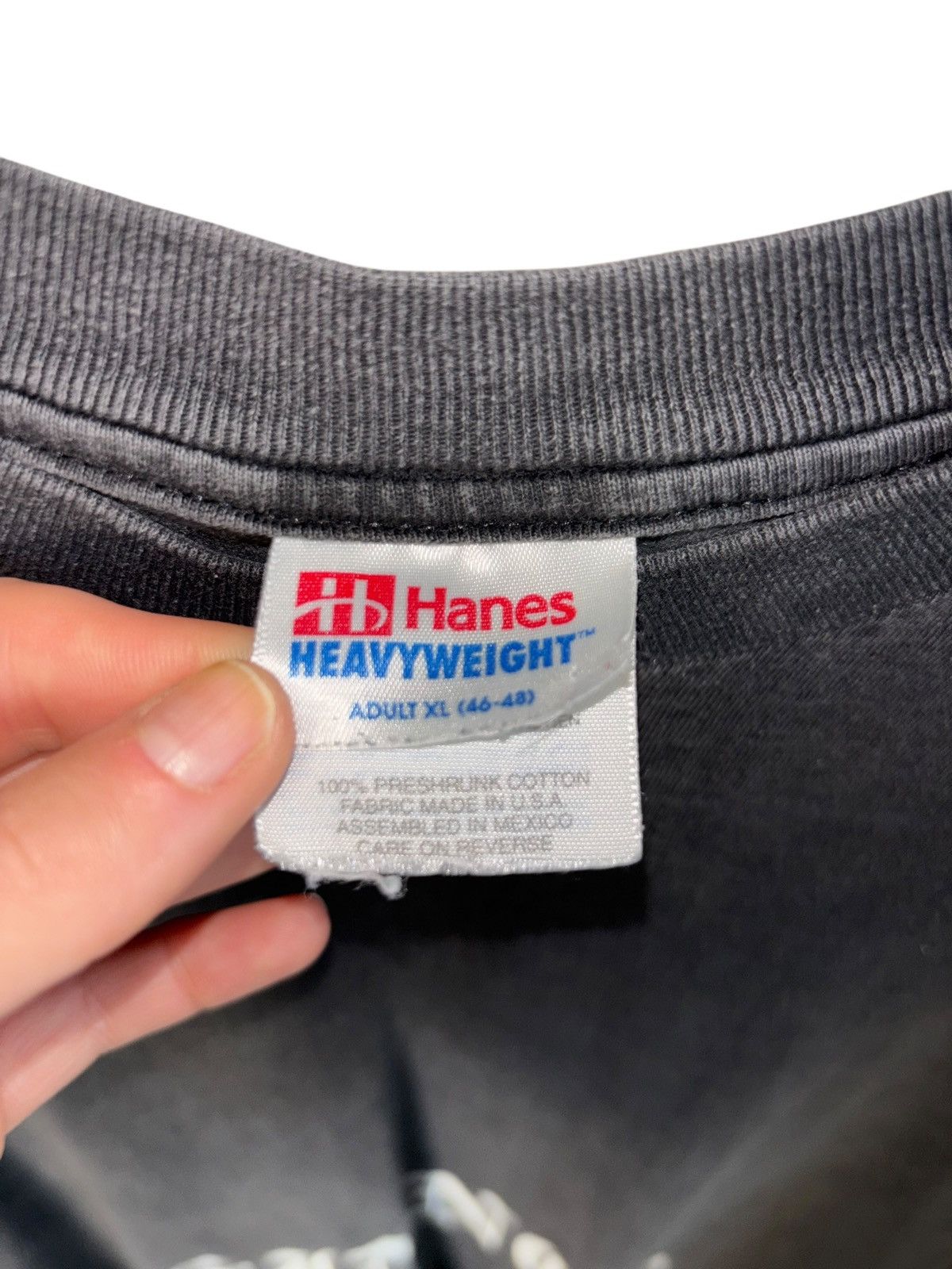 Hanes Vintage 90's Sinners Graphic T-Shirt Size US XL / EU 56 / 4 - 4 Thumbnail