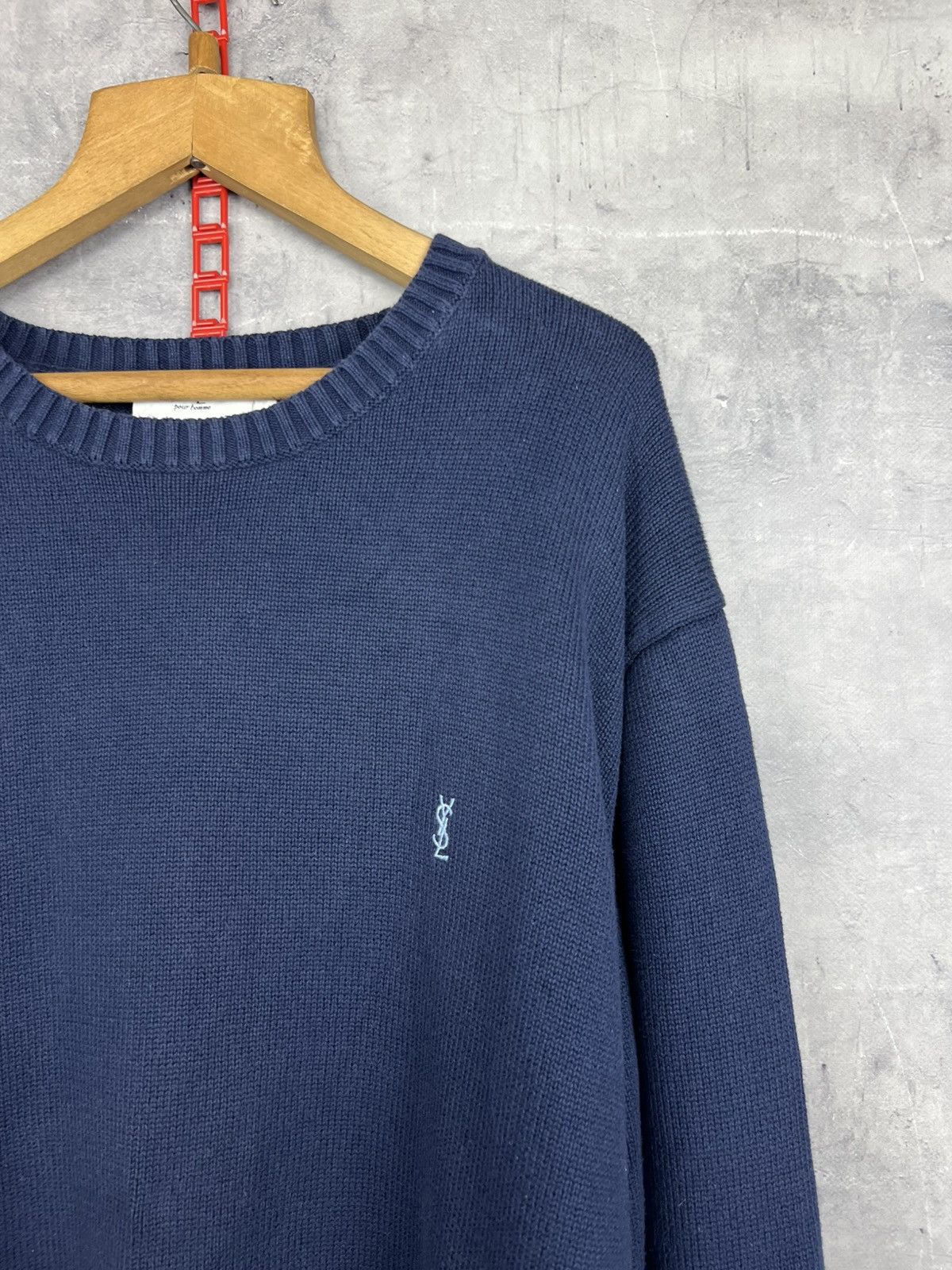 Yves Saint Laurent Yves Saint Laurent Knitted vintage Sweater Mens Size Xl Size US XL / EU 56 / 4 - 3 Thumbnail