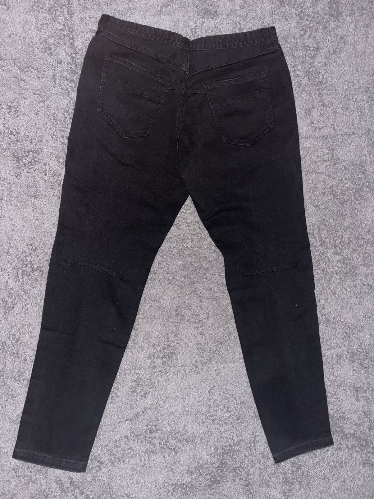 Number (N)ine Number (N)ine Black Paint Splatter Denim Jeans Size US 31 - 6 Thumbnail