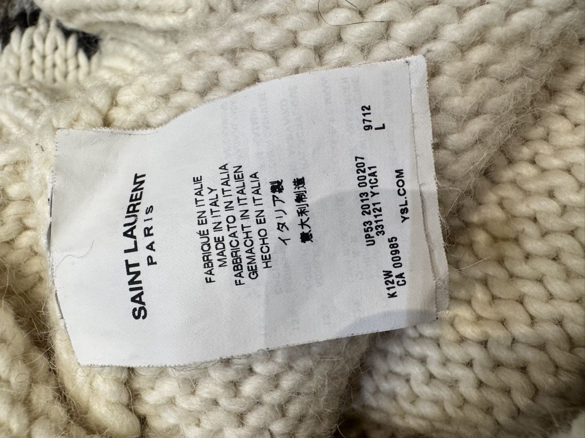 Hedi Slimane × Saint Laurent Paris Grail AW13 Runway Saint Laurent Knit Jumper Sweater Size US L / EU 52-54 / 3 - 9 Thumbnail
