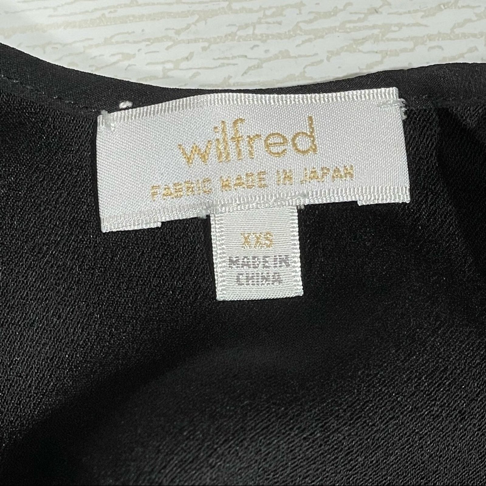Other Wilfred Black Wrap Front Romper XXS Size 29" - 4 Thumbnail